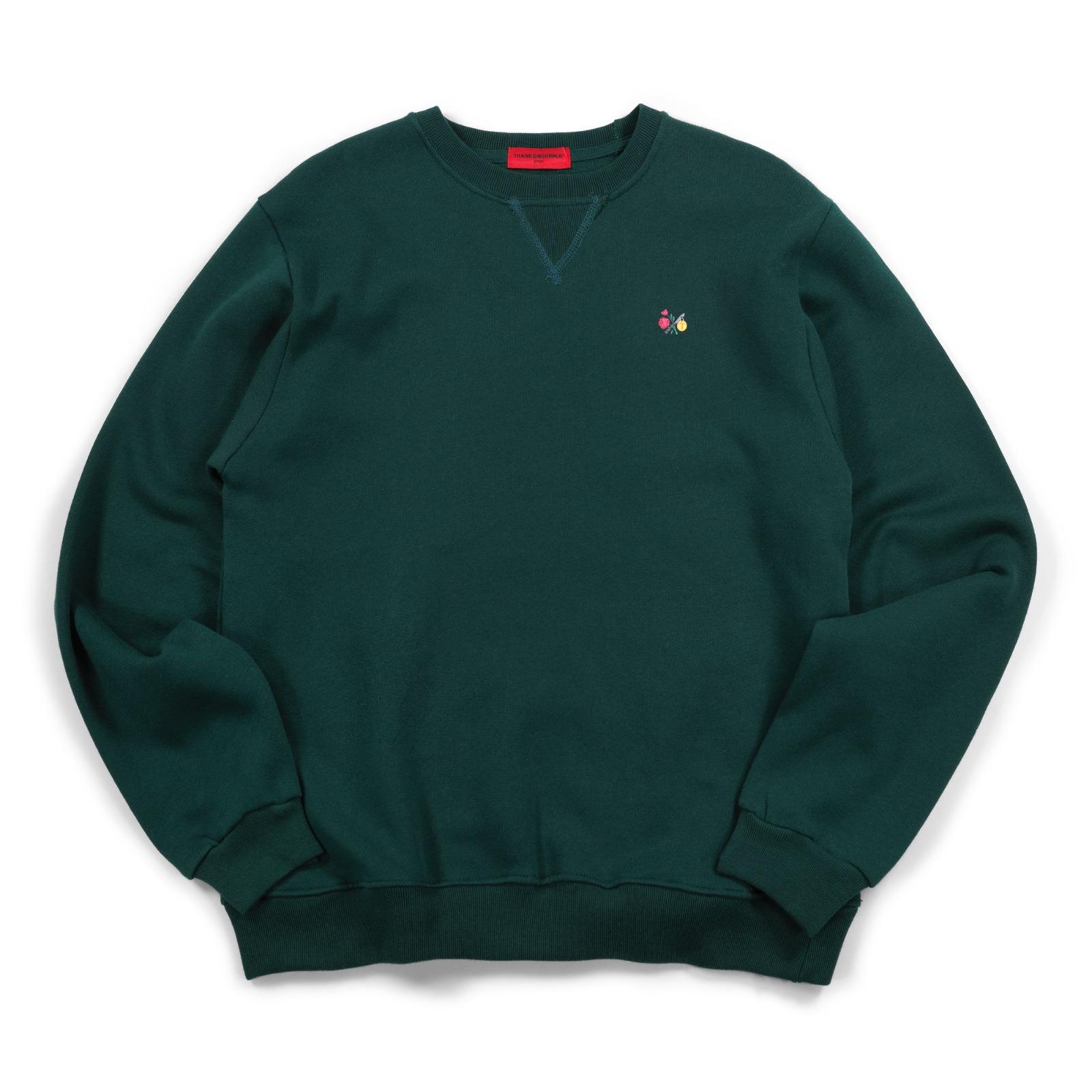 Crewneck Isleen Green Thanksinsomnia