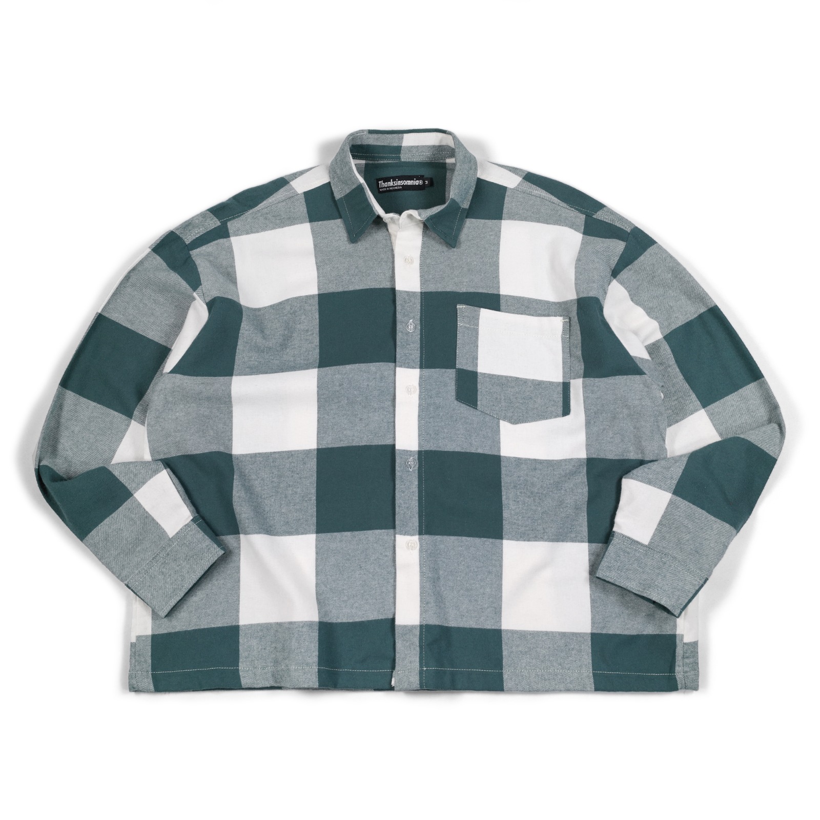 Flannel Shirt Azitthe Green Buffalo Check Thanksinsomnia