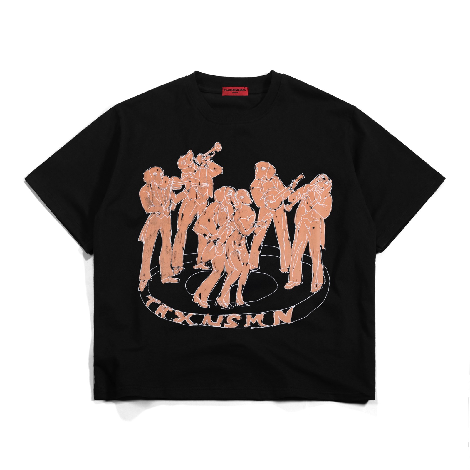 Tshirt Erathea Black Thanksinsomnia