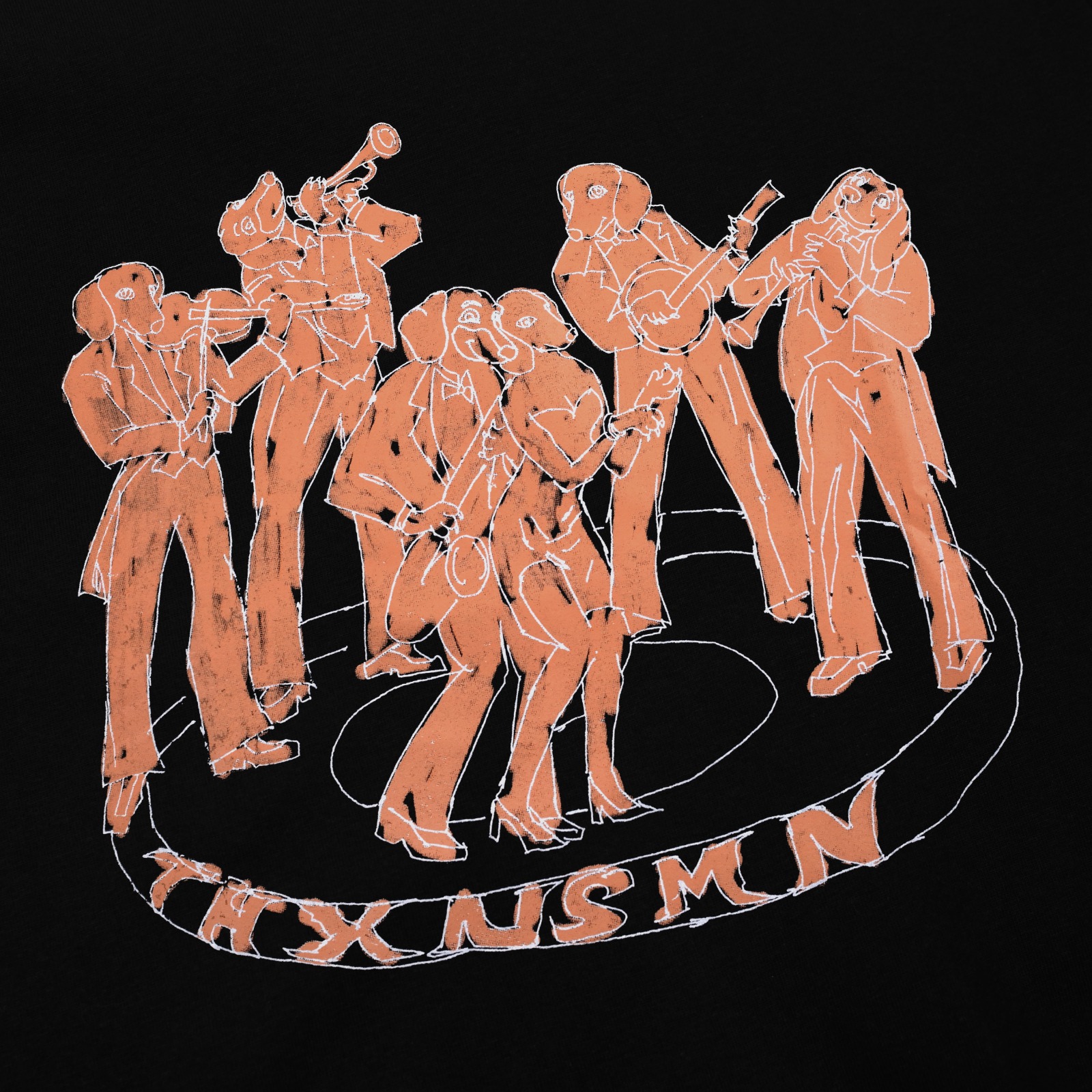 Tshirt Erathea Black Thanksinsomnia