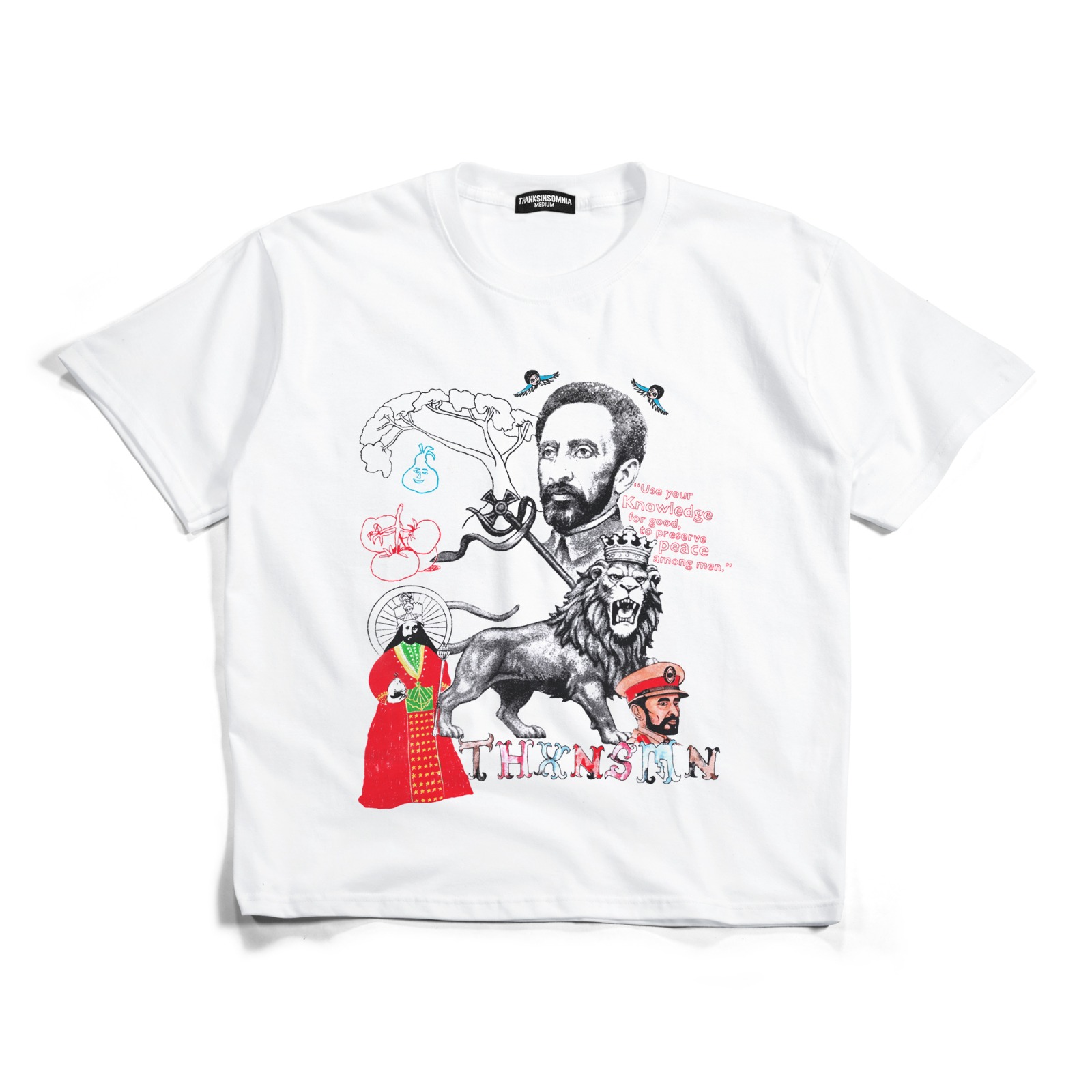 Tshirt Cikhuza White Thanksinsomnia