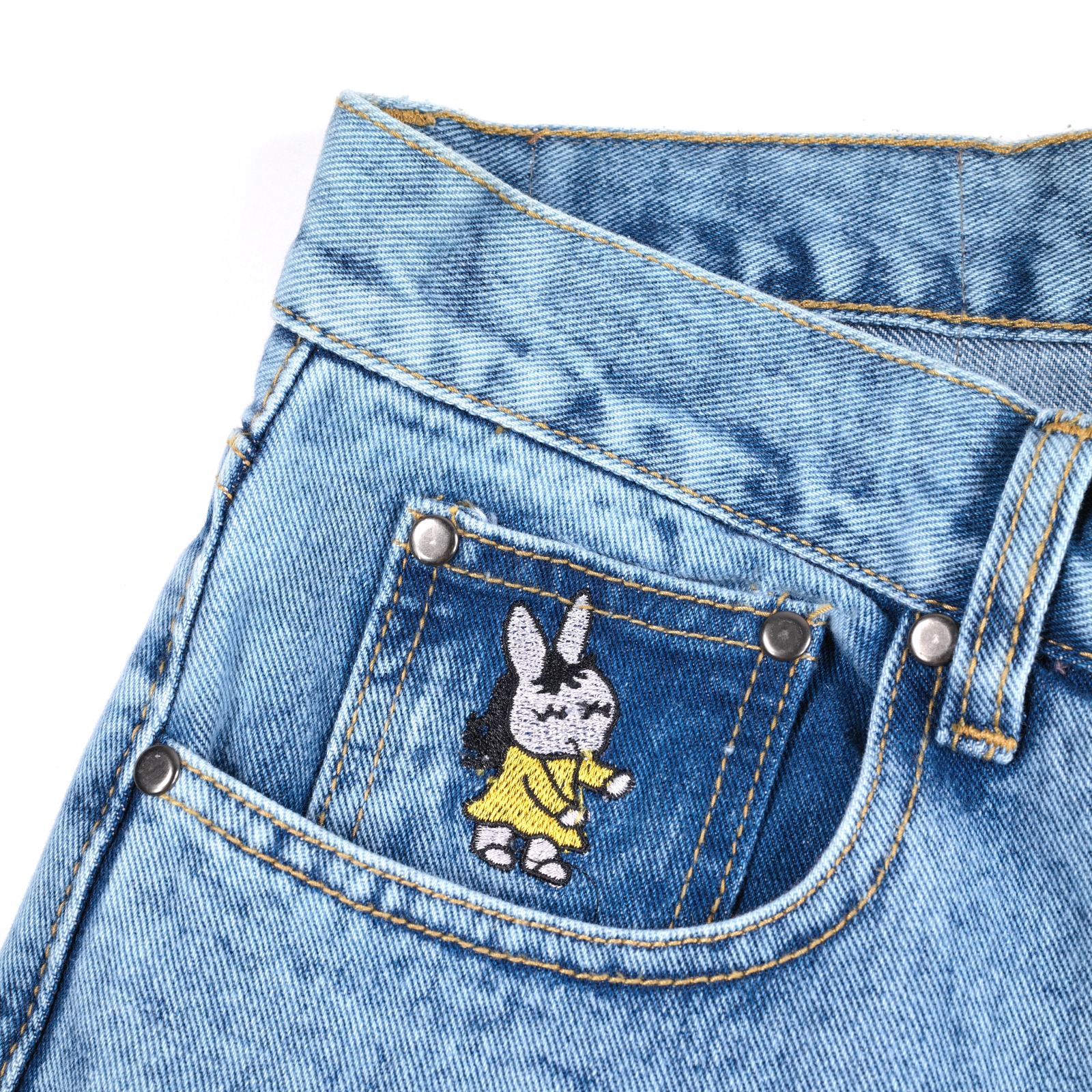 Denim Pants Ginna Special Pony Club Light Blue Wash Thanksinsomnia
