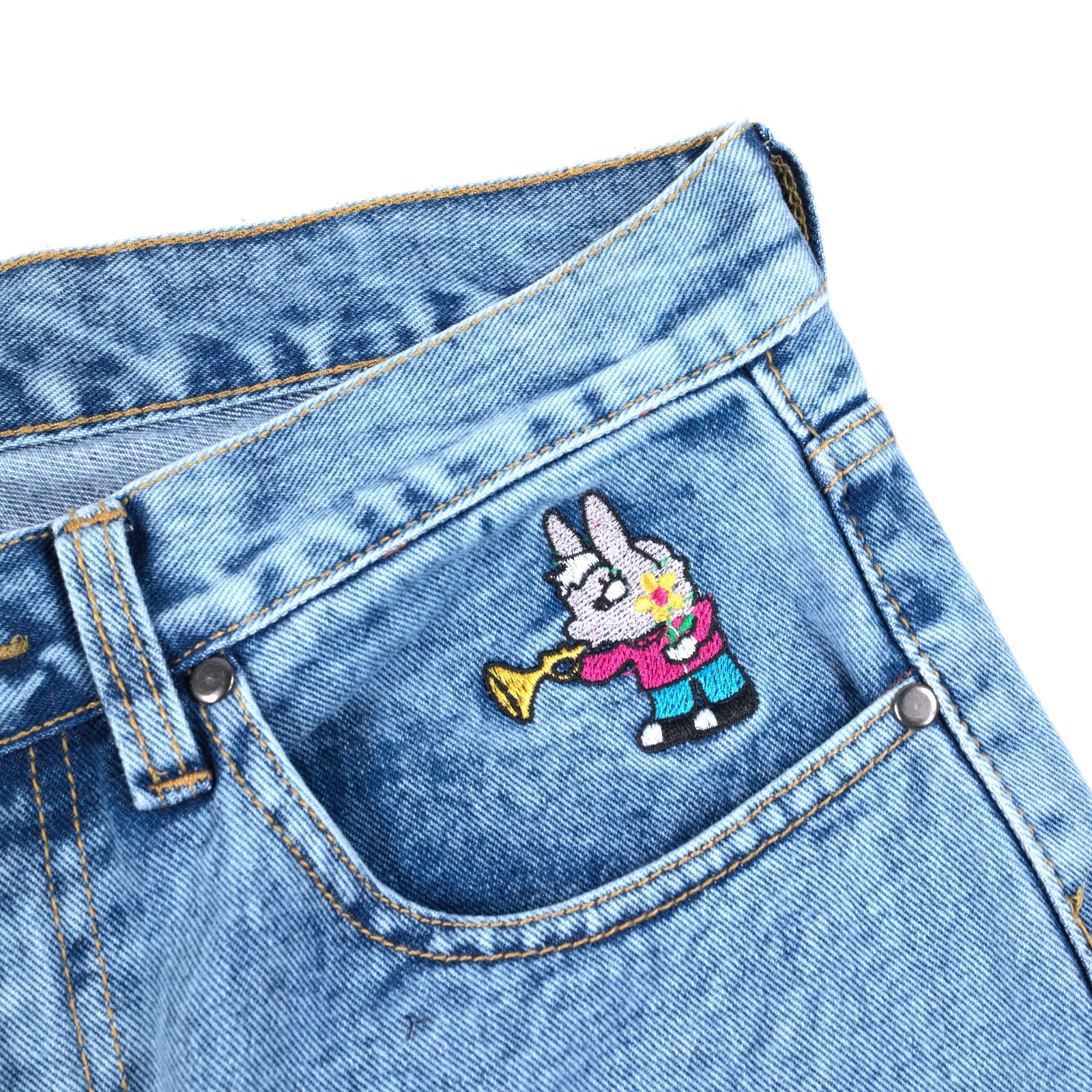 Denim Pants Ginna Special Pony Club Light Blue Wash Thanksinsomnia