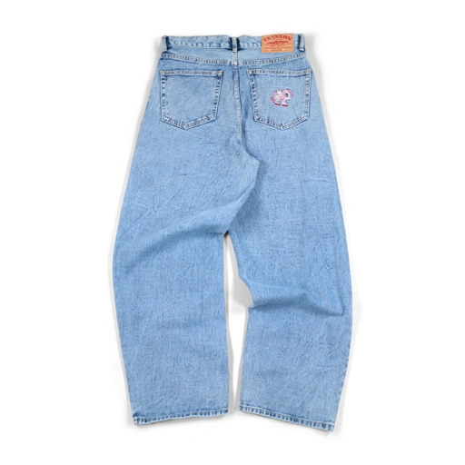 Denim Pants Ginna Special Unicorn Light Blue Wash Thanksinsomnia