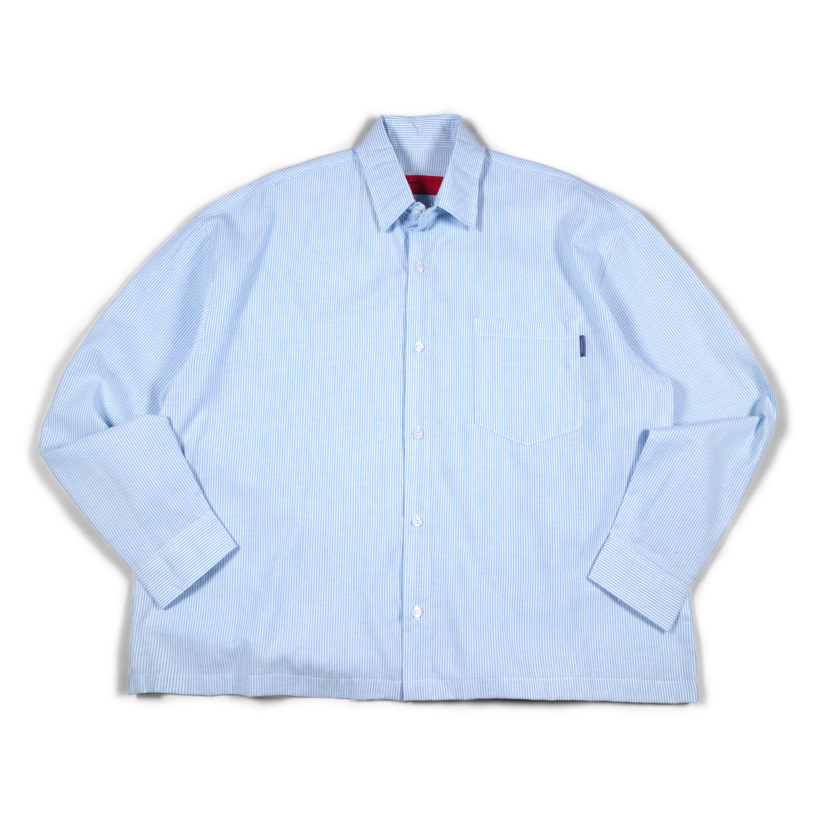 03 - Long Shirt Elzasky Blue Striped Thanksinsomnia