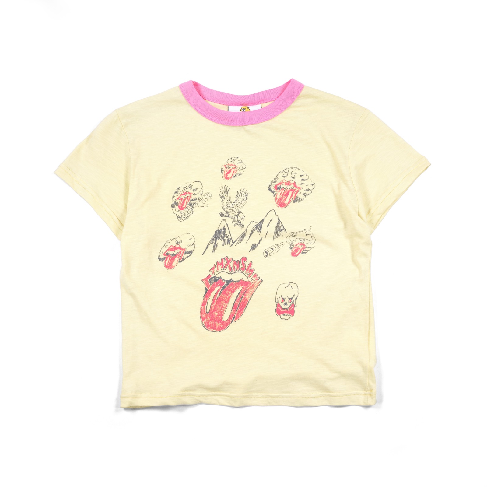 Baby Tee Inetthira Yellow Thanksinsomnia