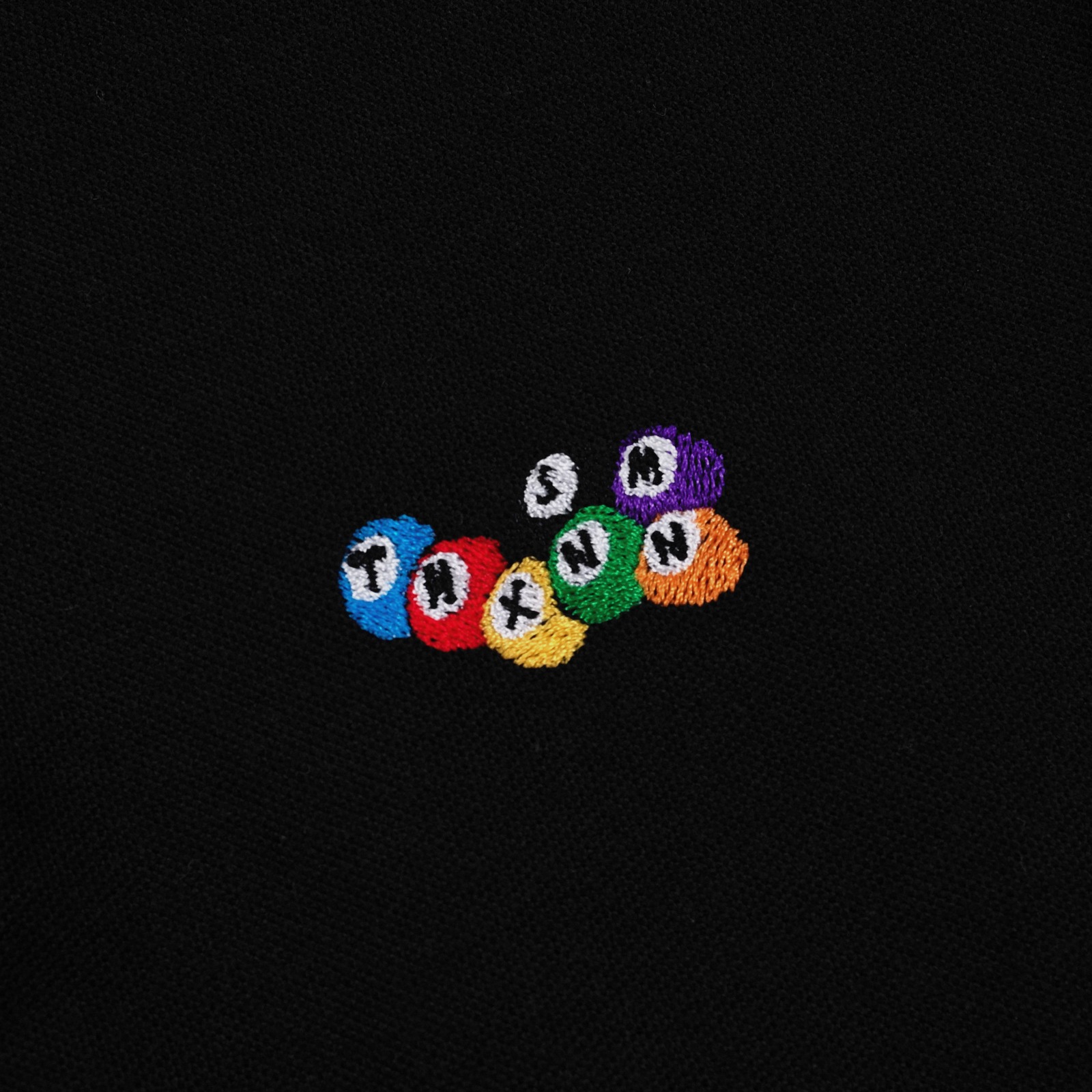 Long Sleeve Polo Shirt Solaluza Black Thanksinsomnia