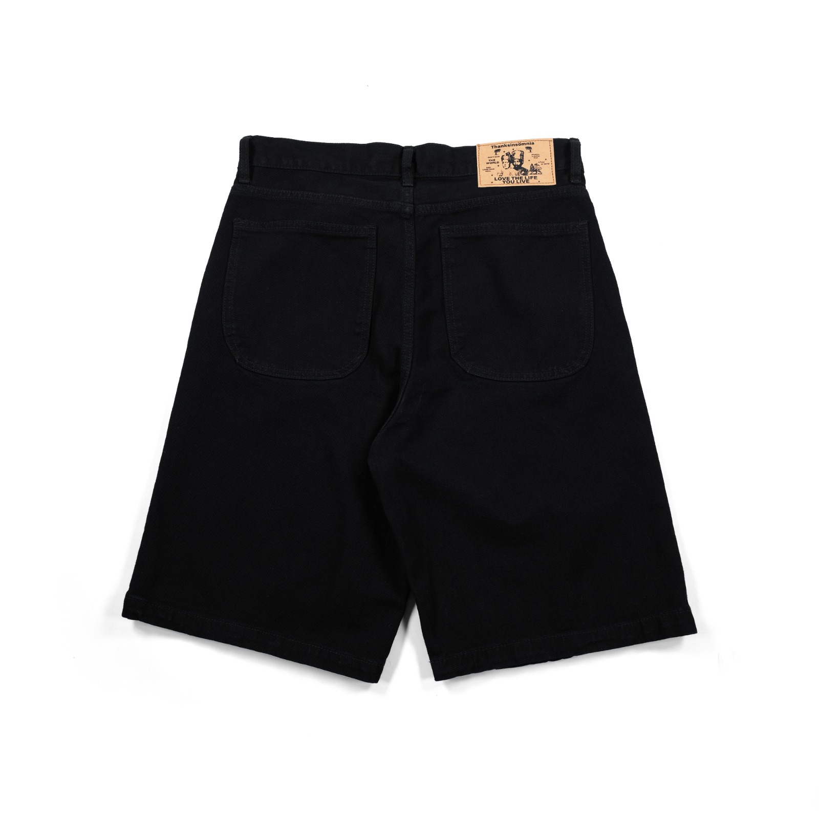 Denim Jorts Aresthia Black Wash Thanksinsomnia