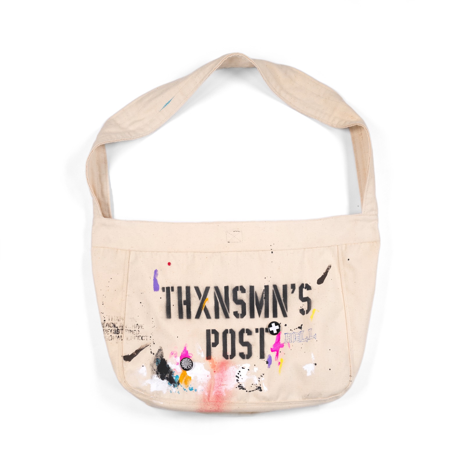 Shoulder Bag Uttemi Splatter Broken White Thanksinsomnia