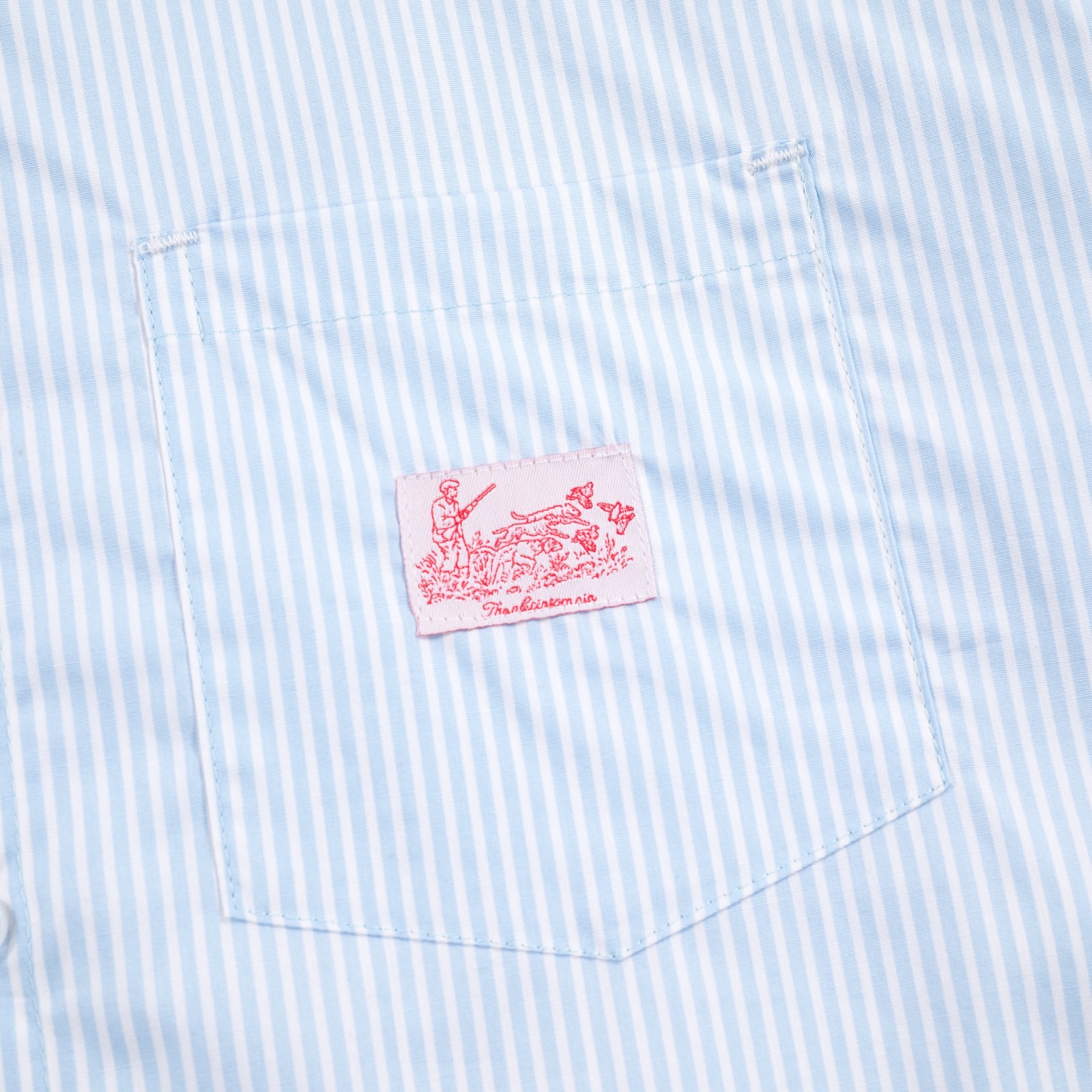 03 - Long Shirt Kaewly White Blue Striped Thanksinsomnia