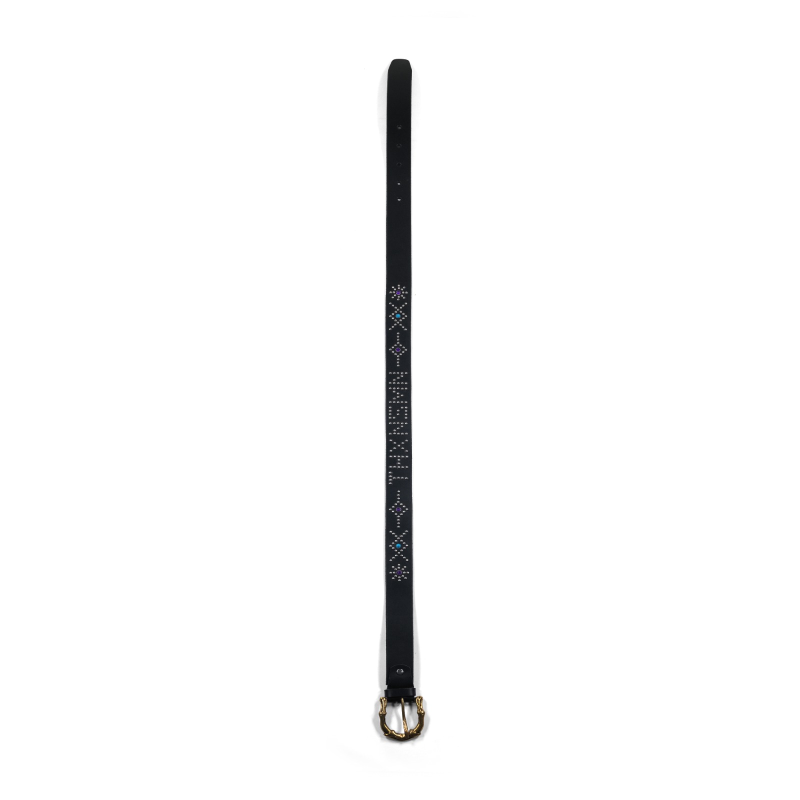 Genuine Leather Studded Belt - Yuvika Black Thanksinsomnia