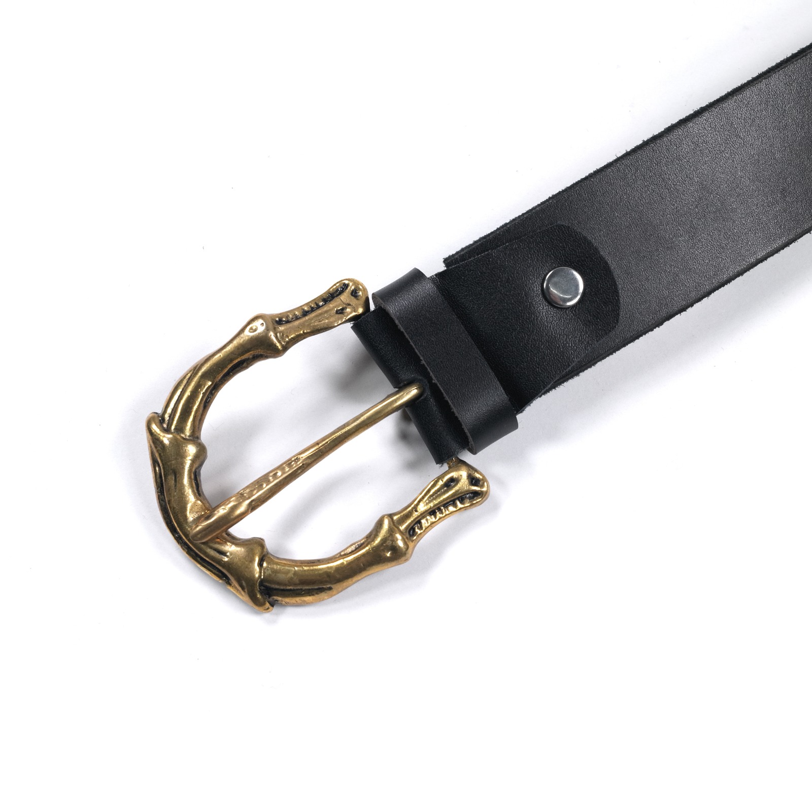 Genuine Leather Studded Belt - Yuvika Black Thanksinsomnia