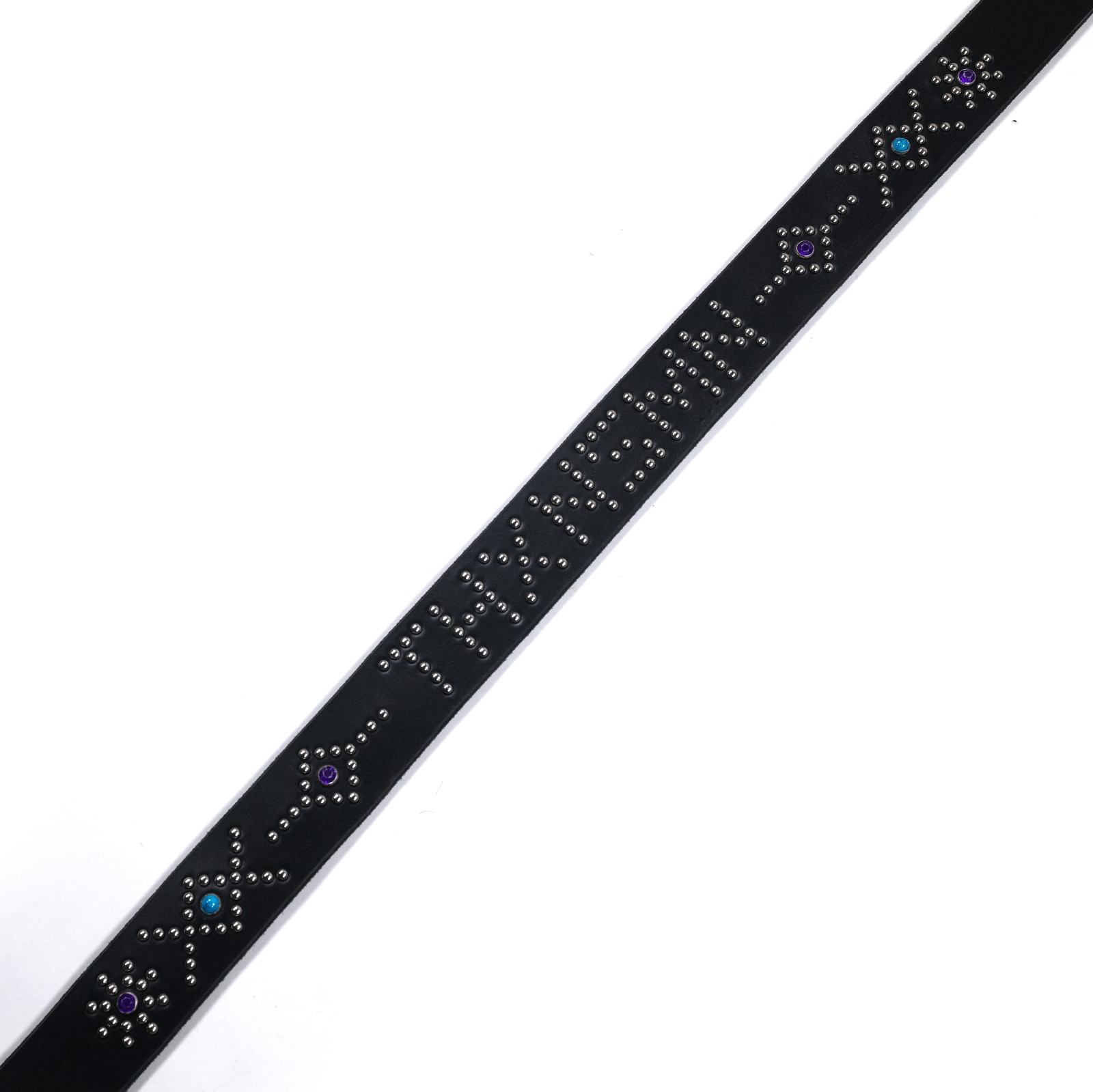 Genuine Leather Studded Belt - Yuvika Black Thanksinsomnia