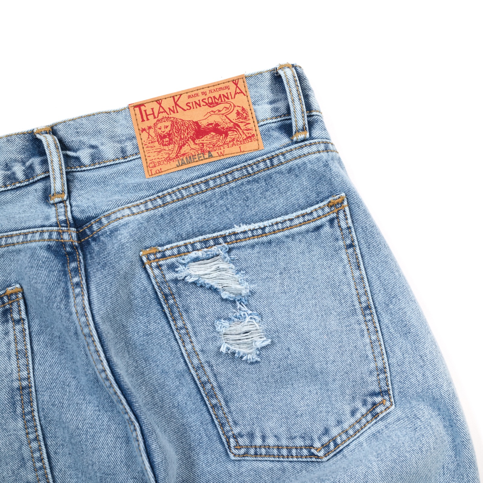 Denim Pants Jameela Kinetic Light Blue Wash Thanksinsomnia