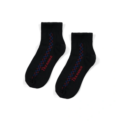 Socks Trezie Black  - Low Cut Thanksinsomnia