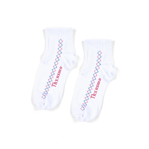 Socks Trezie White  - Low Cut Thanksinsomnia