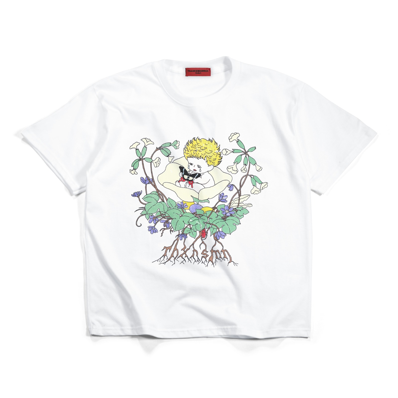 Tshirt Luciaza White Thanksinsomnia