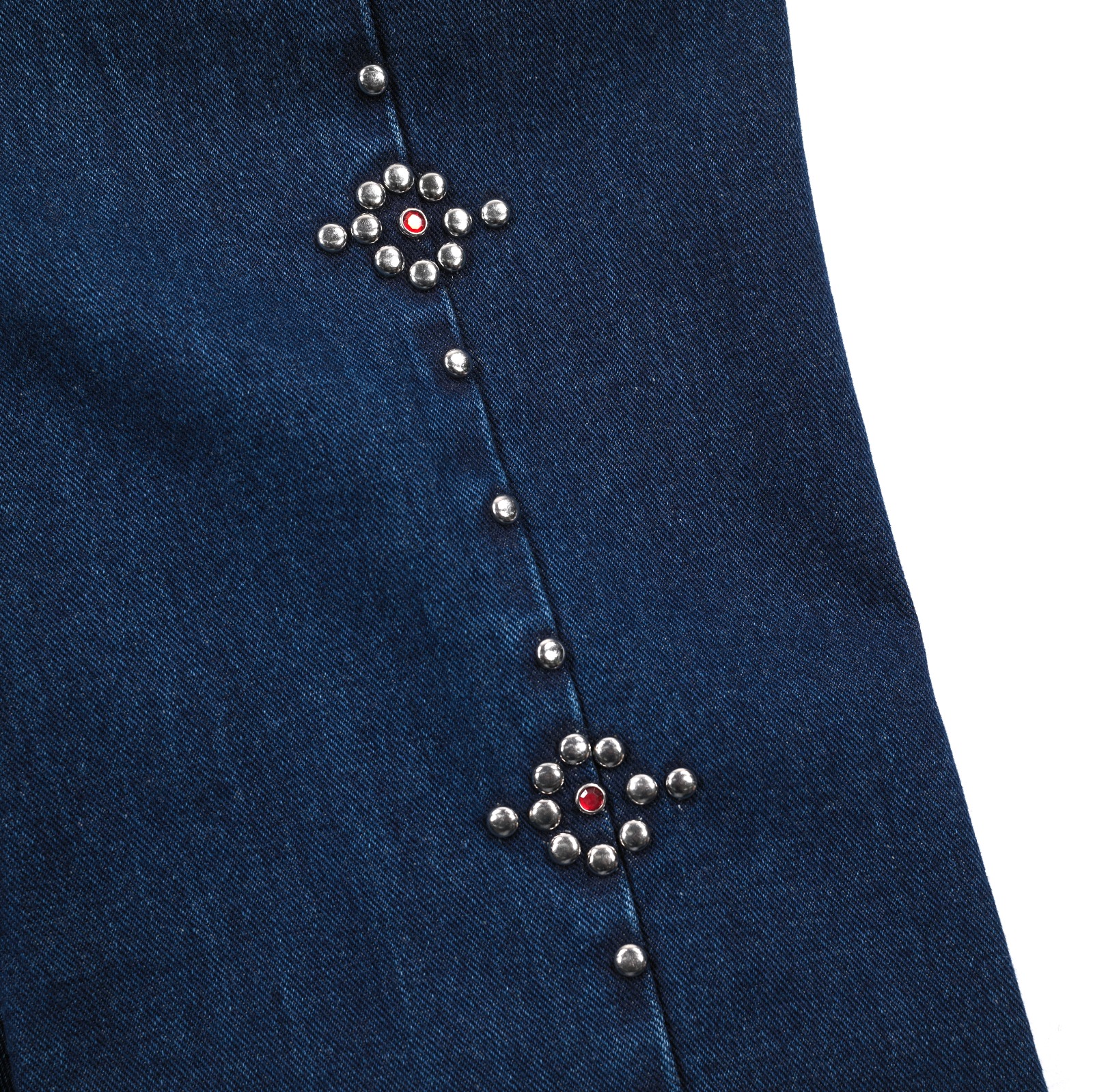 Denim Pants Diletta Studded Indigo Thanksinsomnia