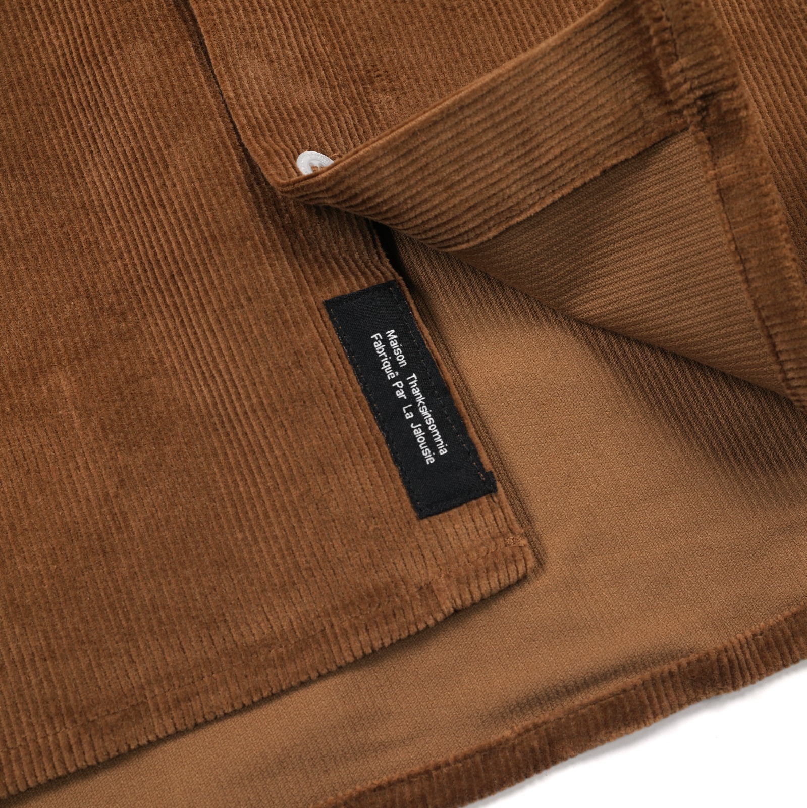 02 - Oversized Shirt Tezka Brown Corduroy Thanksinsomnia