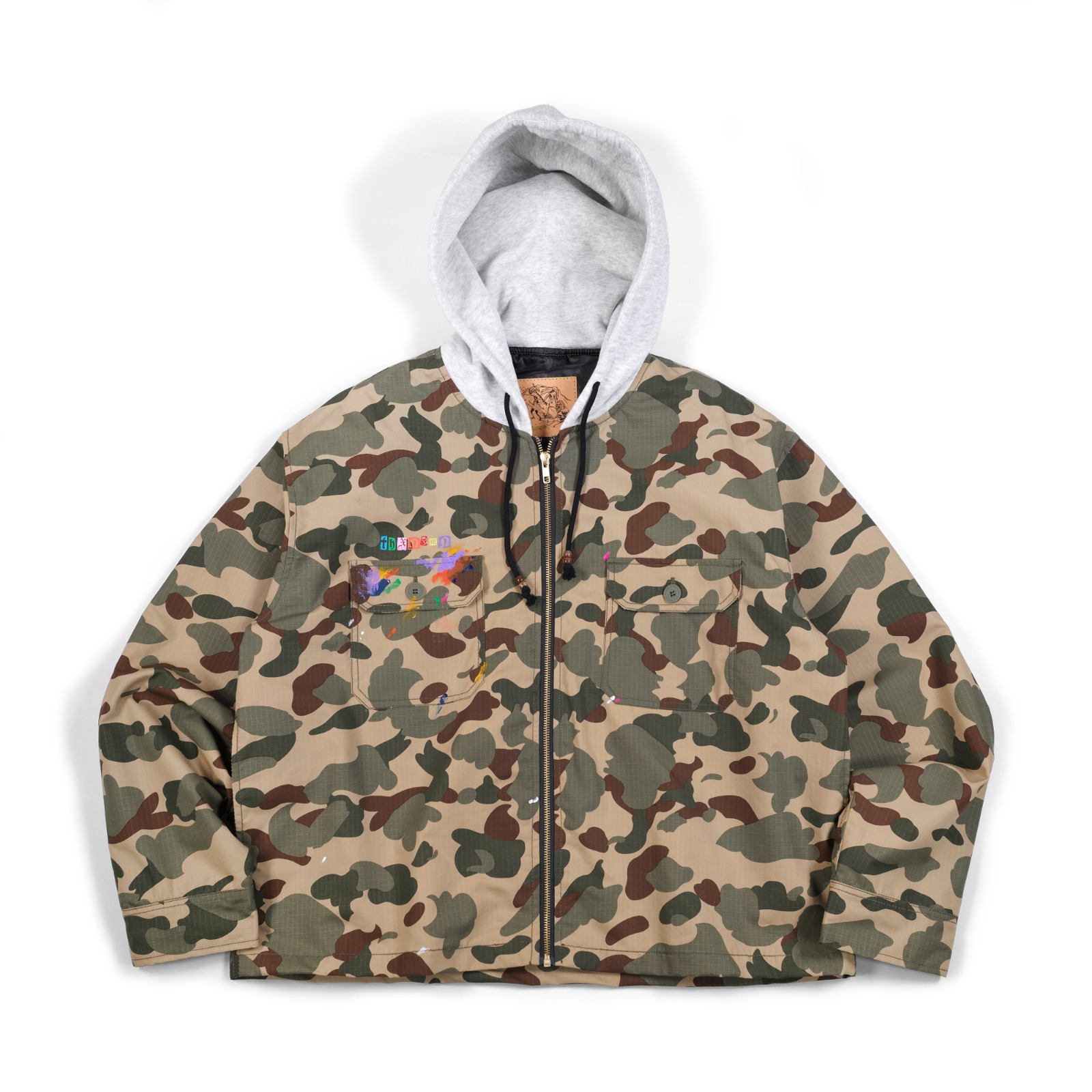 Hooded Work Jacket Lauxe Camo Thanksinsomnia