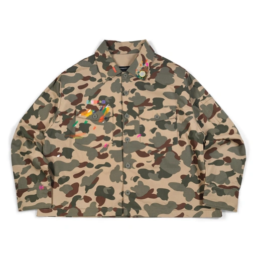Oversized Shirt Jacket Uveliza Camo Thanksinsomnia