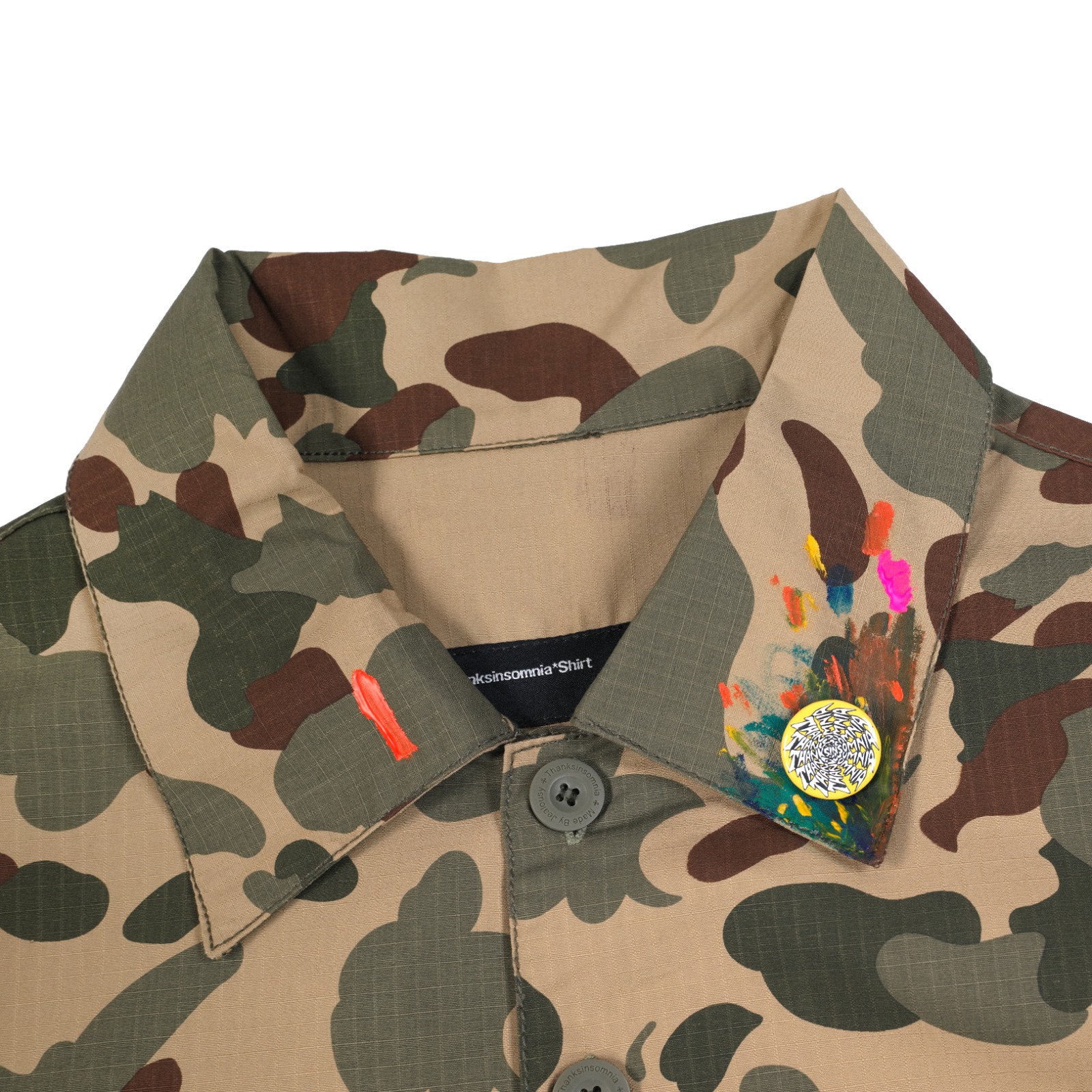 Oversized Shirt Jacket Uveliza Camo Thanksinsomnia