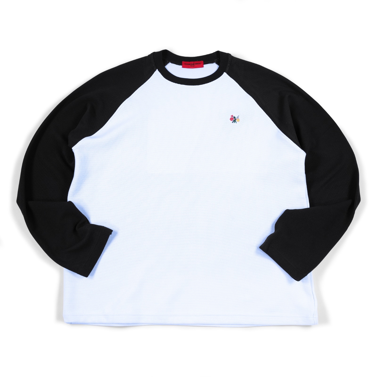 Raglan Longsleeve Zella babyblue Black Thanksinsomnia
