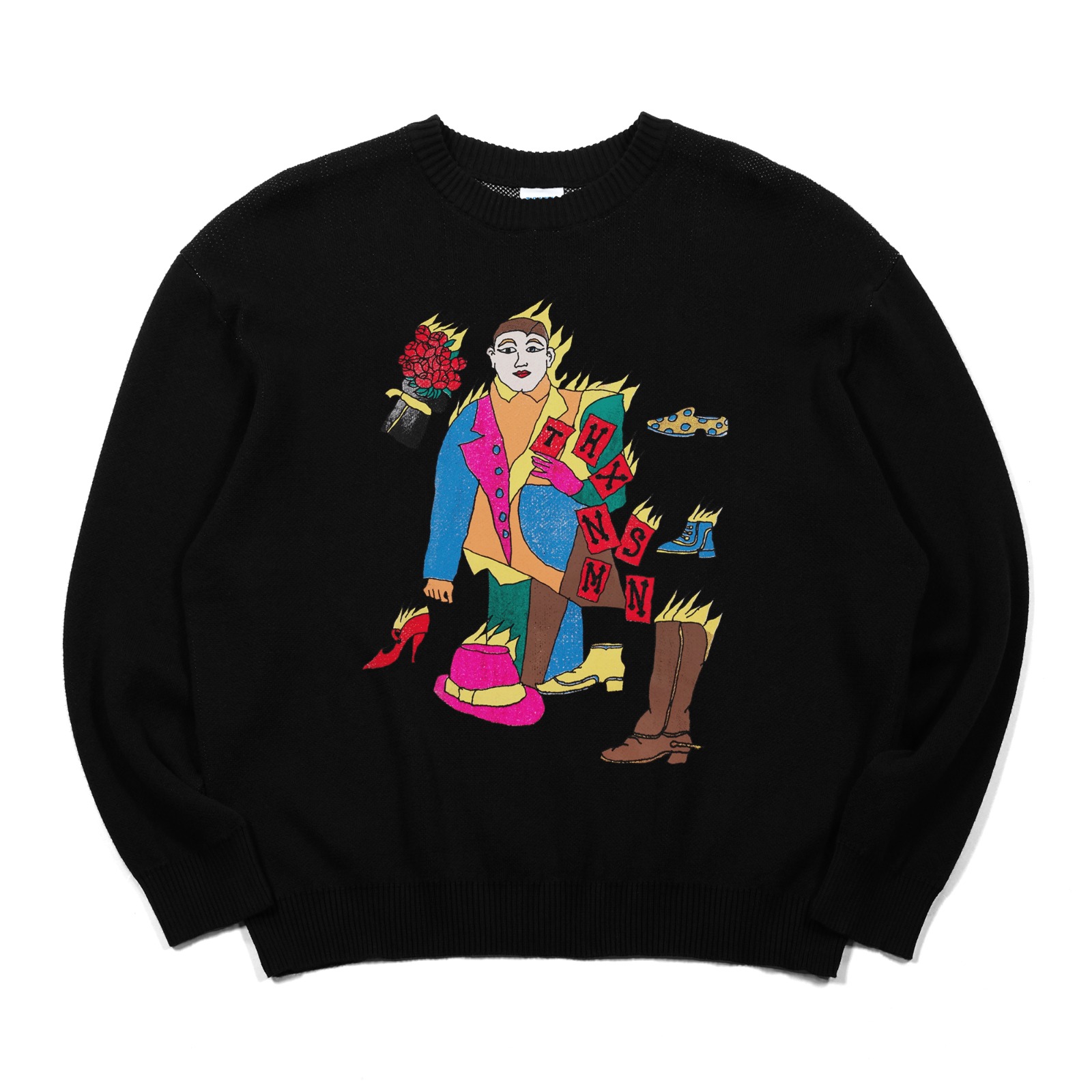 Sweater Gerath Black Thanksinsomnia