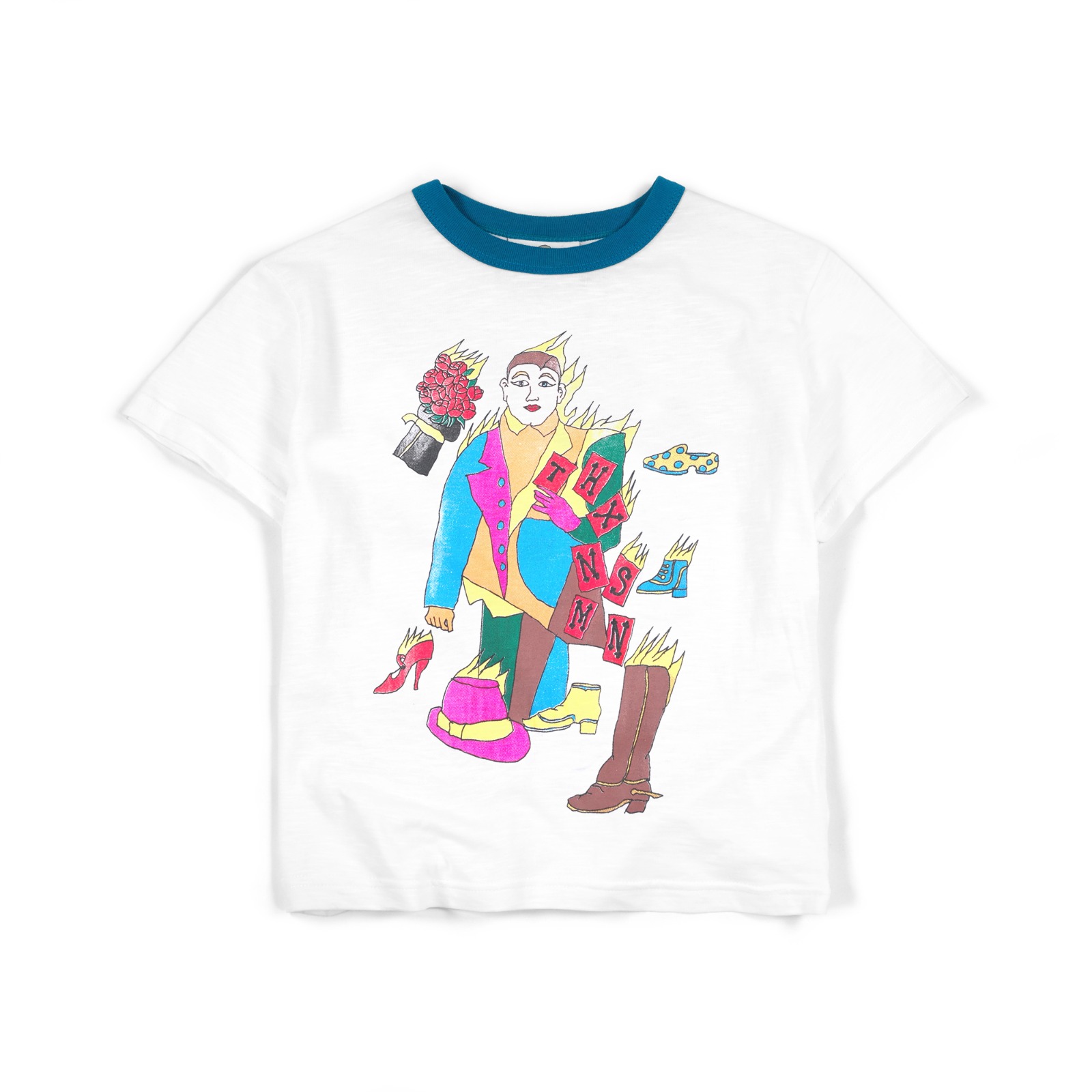 Baby Tee Gerath White Thanksinsomnia Girls