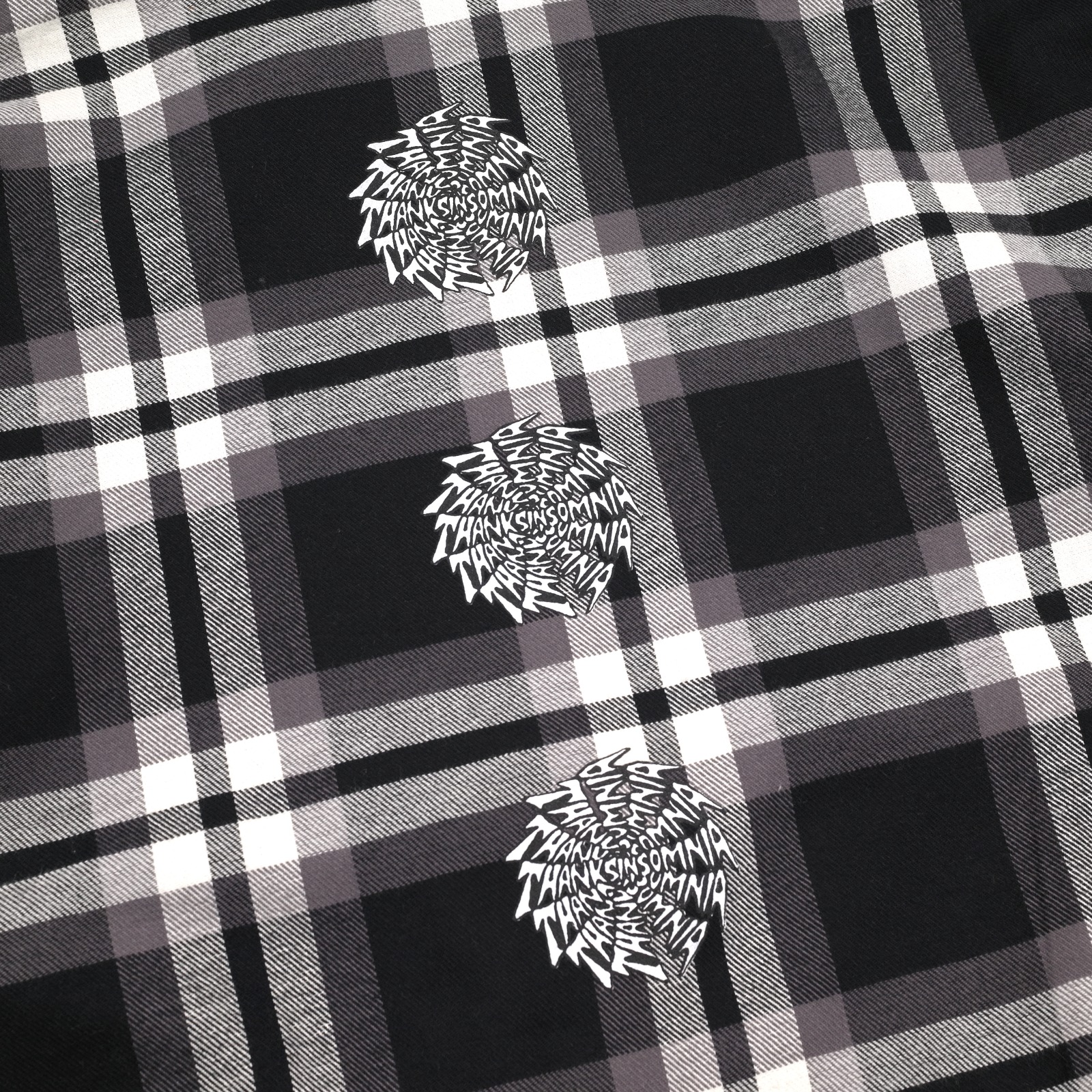 Flannel Jacket Jeffreya Black White Plaid Thanksinsomnia