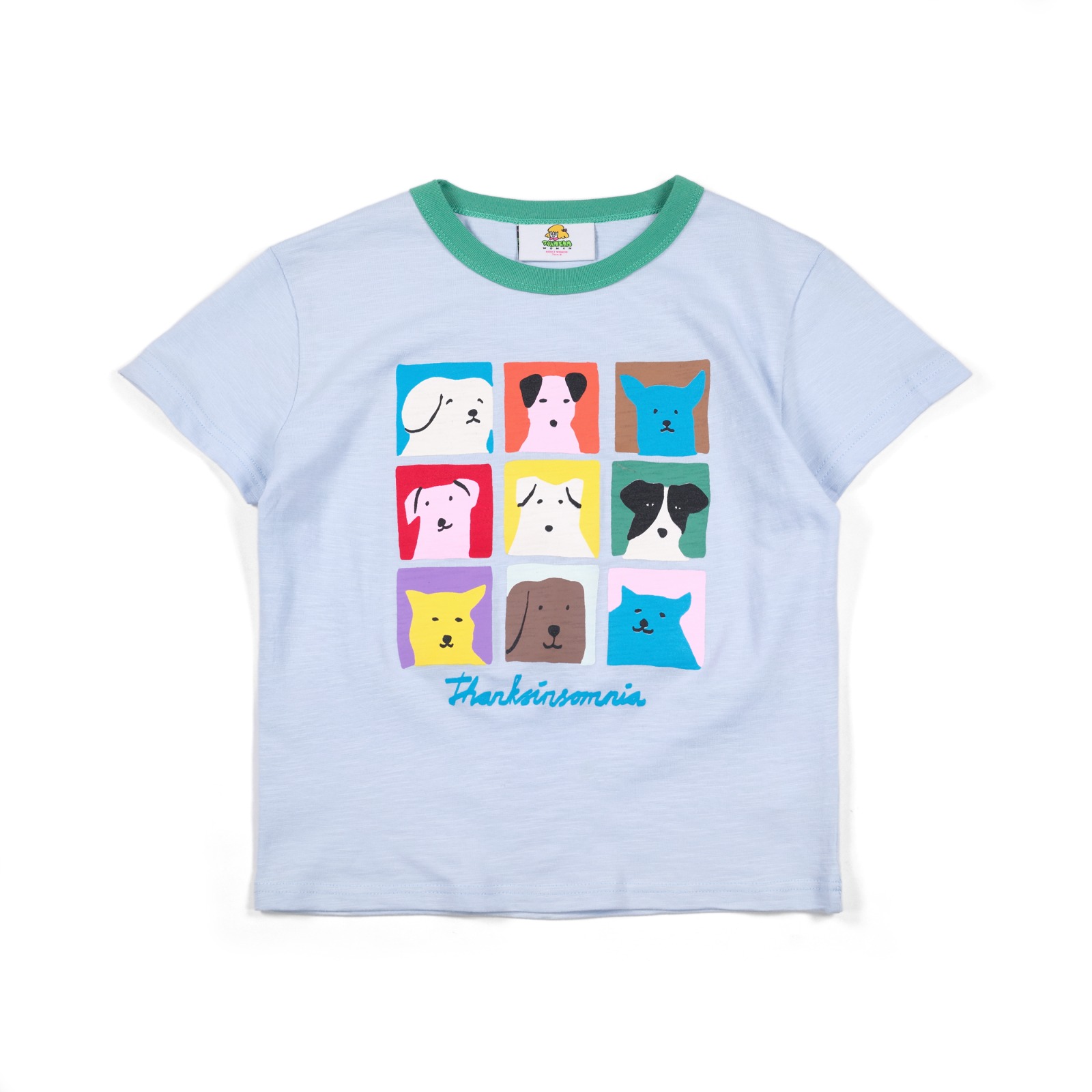 Baby Tee Moully Light Blue Thanksinsomnia Girls