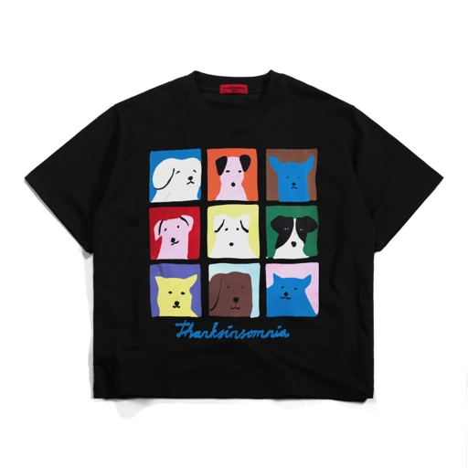 Tshirt Moully Black Thanksinsomnia