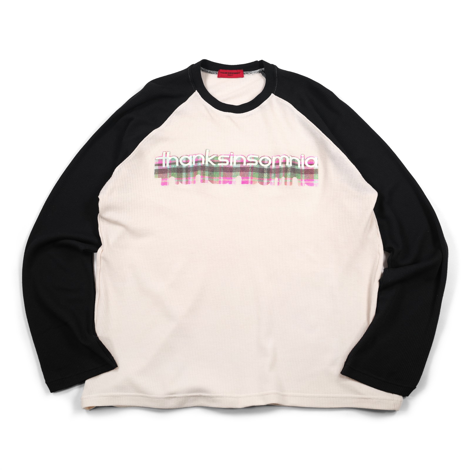 Raglan Longsleeve Faellyn Cream Black Thanksinsomnia
