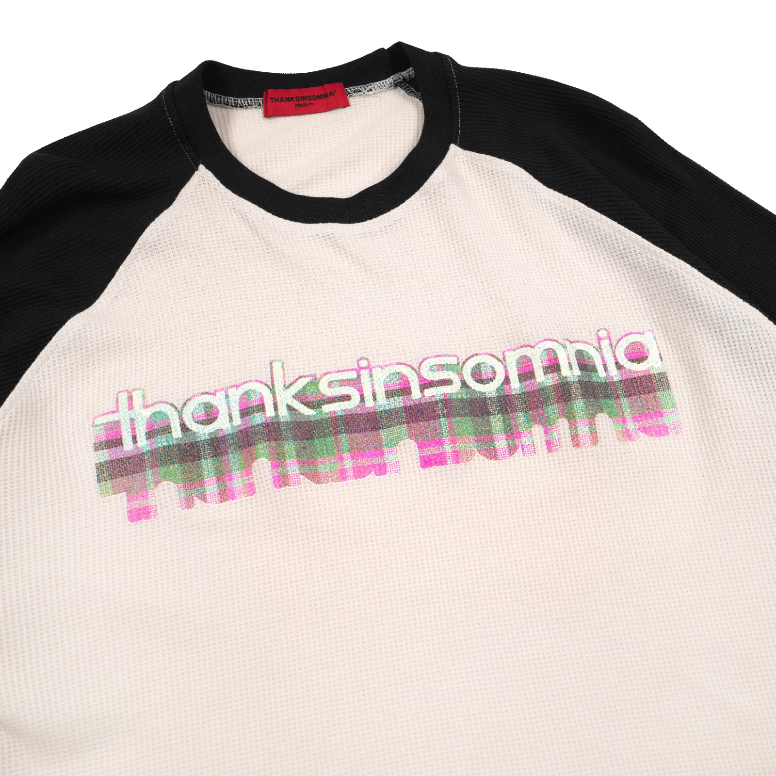 Raglan Longsleeve Faellyn Cream Black Thanksinsomnia