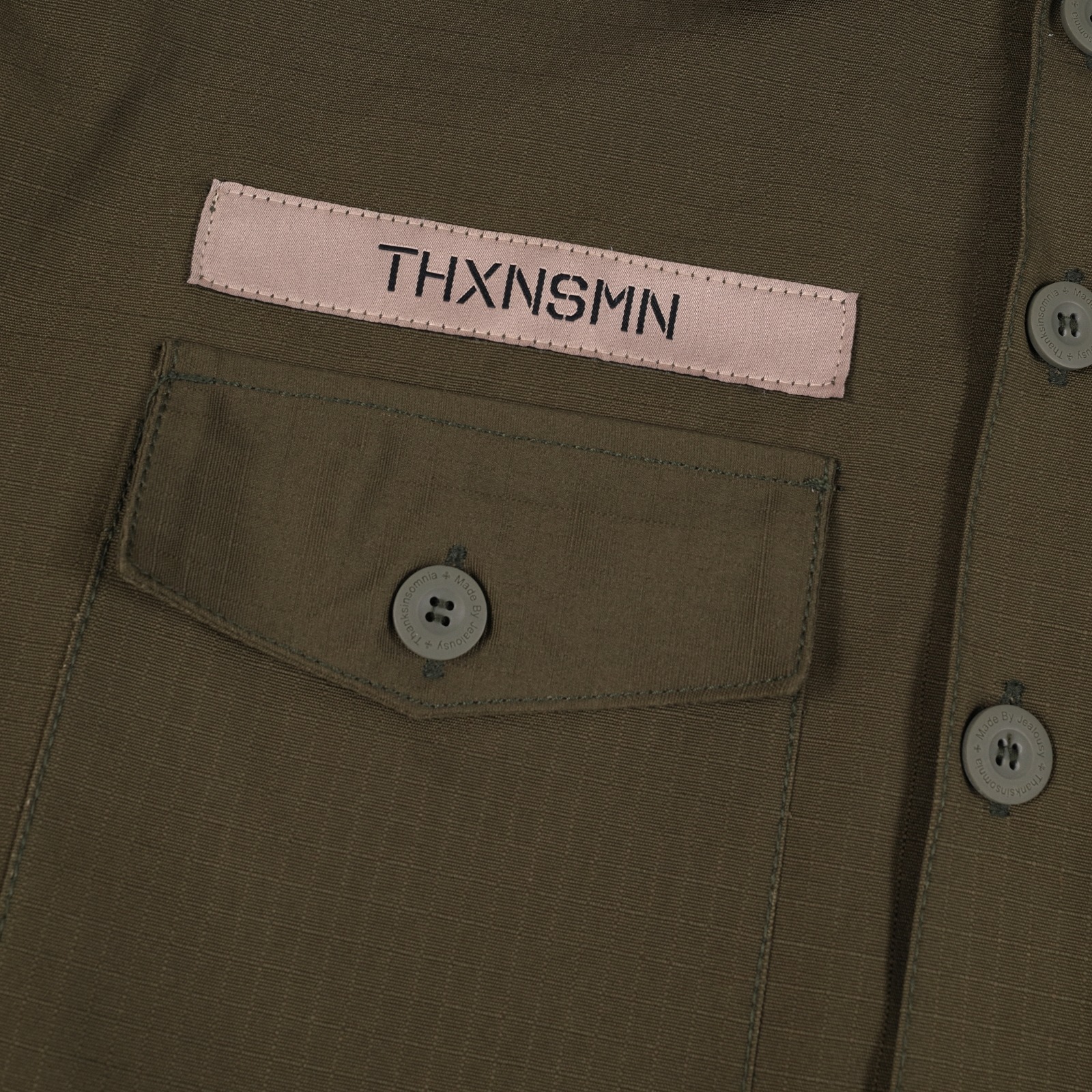 Oversized Shirt Jacket Veronizea Olive Green Thanksinsomnia