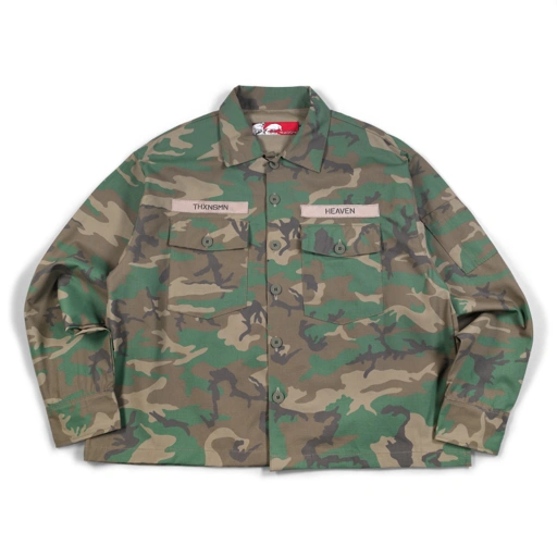 Oversized Shirt Jacket Veronizea Woodland  Thanksinsomnia