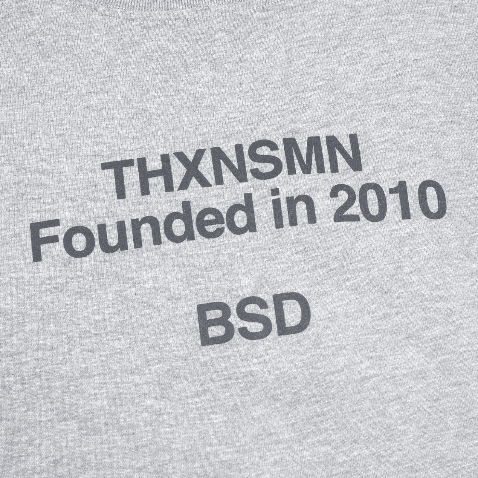 Tshirt Typo Izuma Grey - Cotton 250GSM Thanksinsomnia