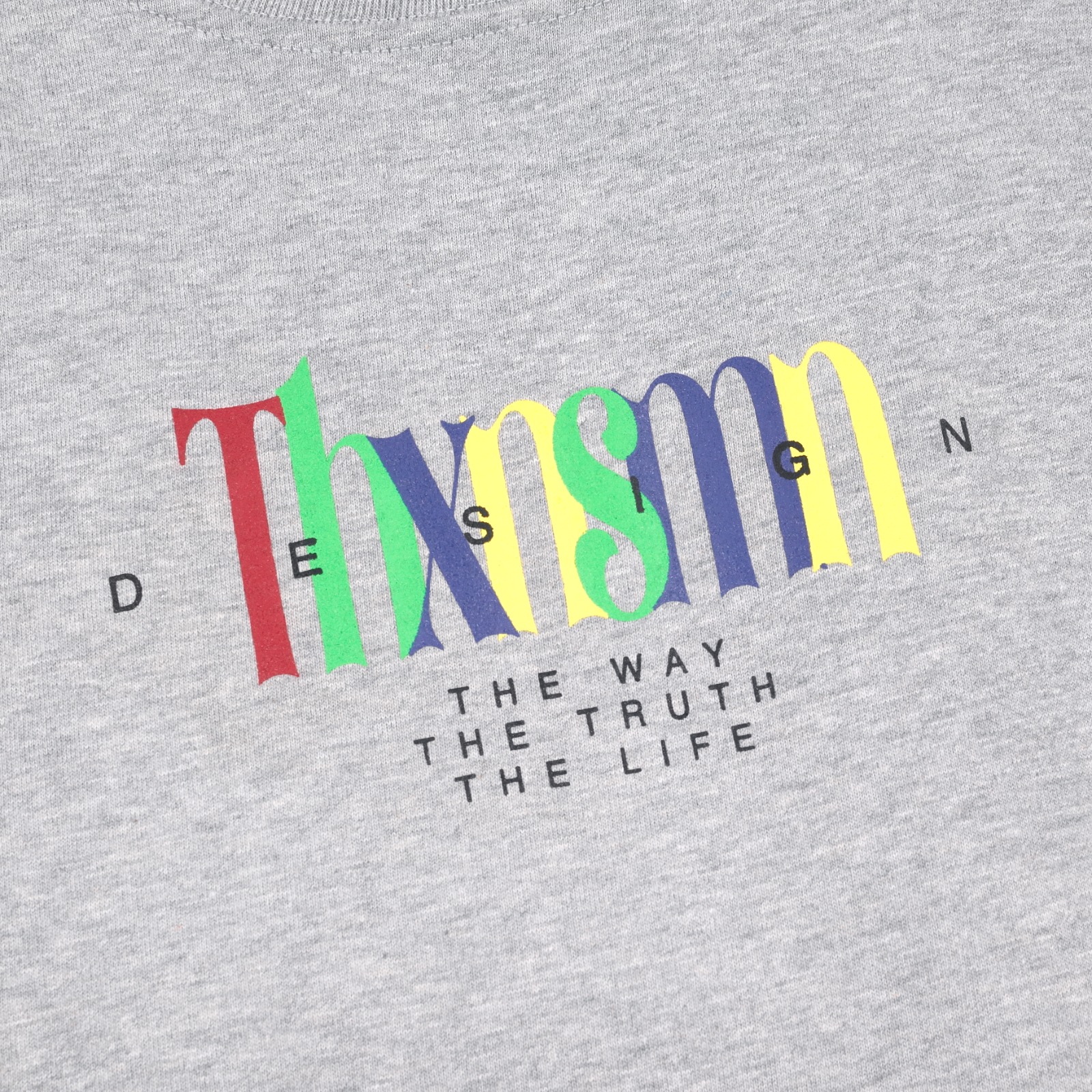 Tshirt Typo Hirra Grey - Cotton 250GSM Thanksinsomnia