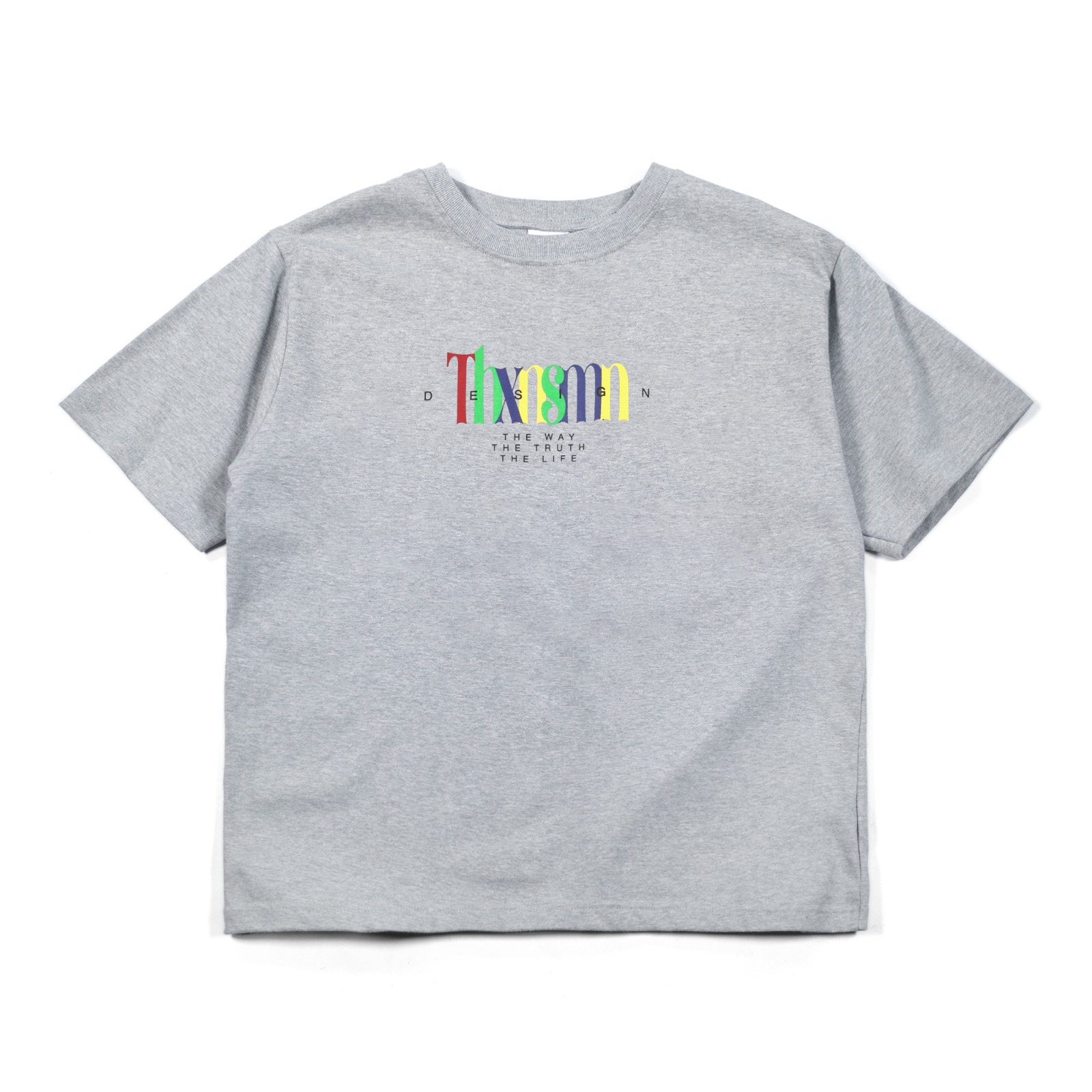 Tshirt Typo Hirra Grey - Cotton 250GSM Thanksinsomnia