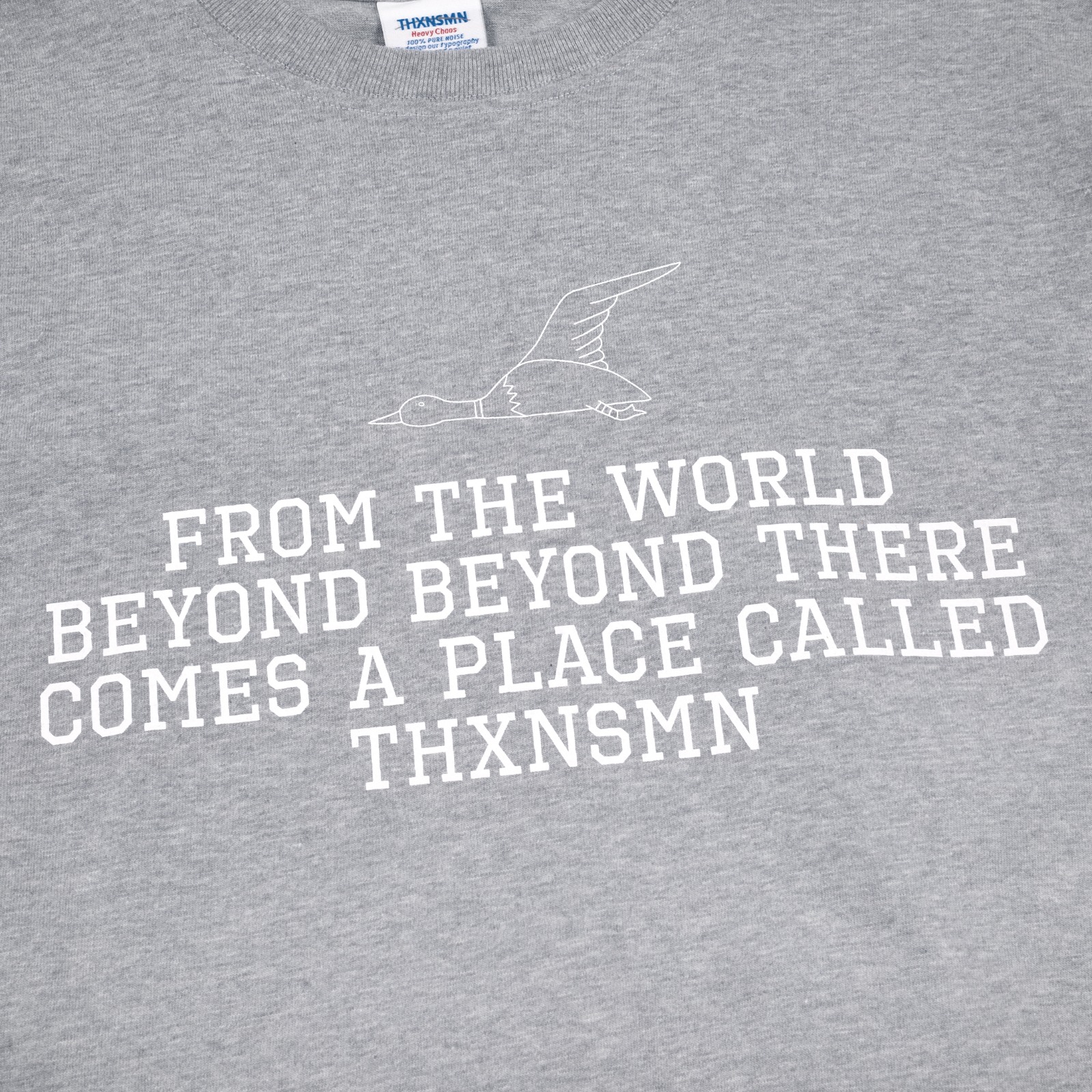 Tshirt Typo Frederica Grey - Cotton 250GSM Thanksinsomnia