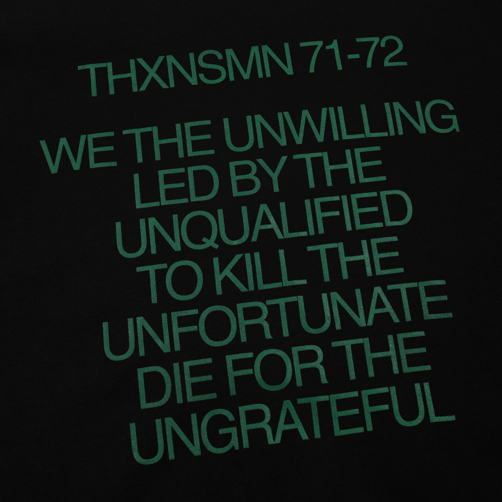 Tshirt Typo Elenalyn Black Thanksinsomnia