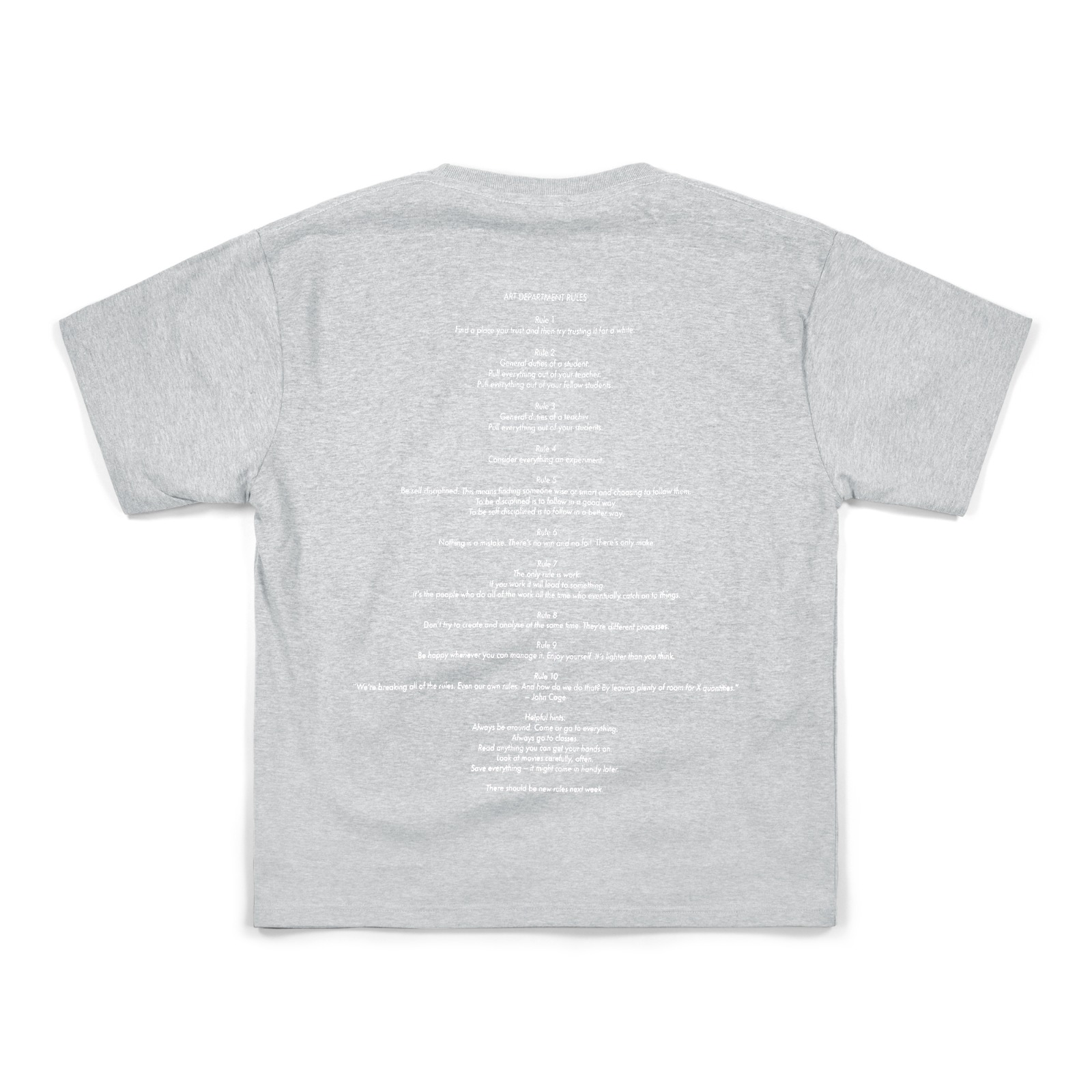 Tshirt Typo Jemirra Grey - Cotton 250GSM Thanksinsomnia