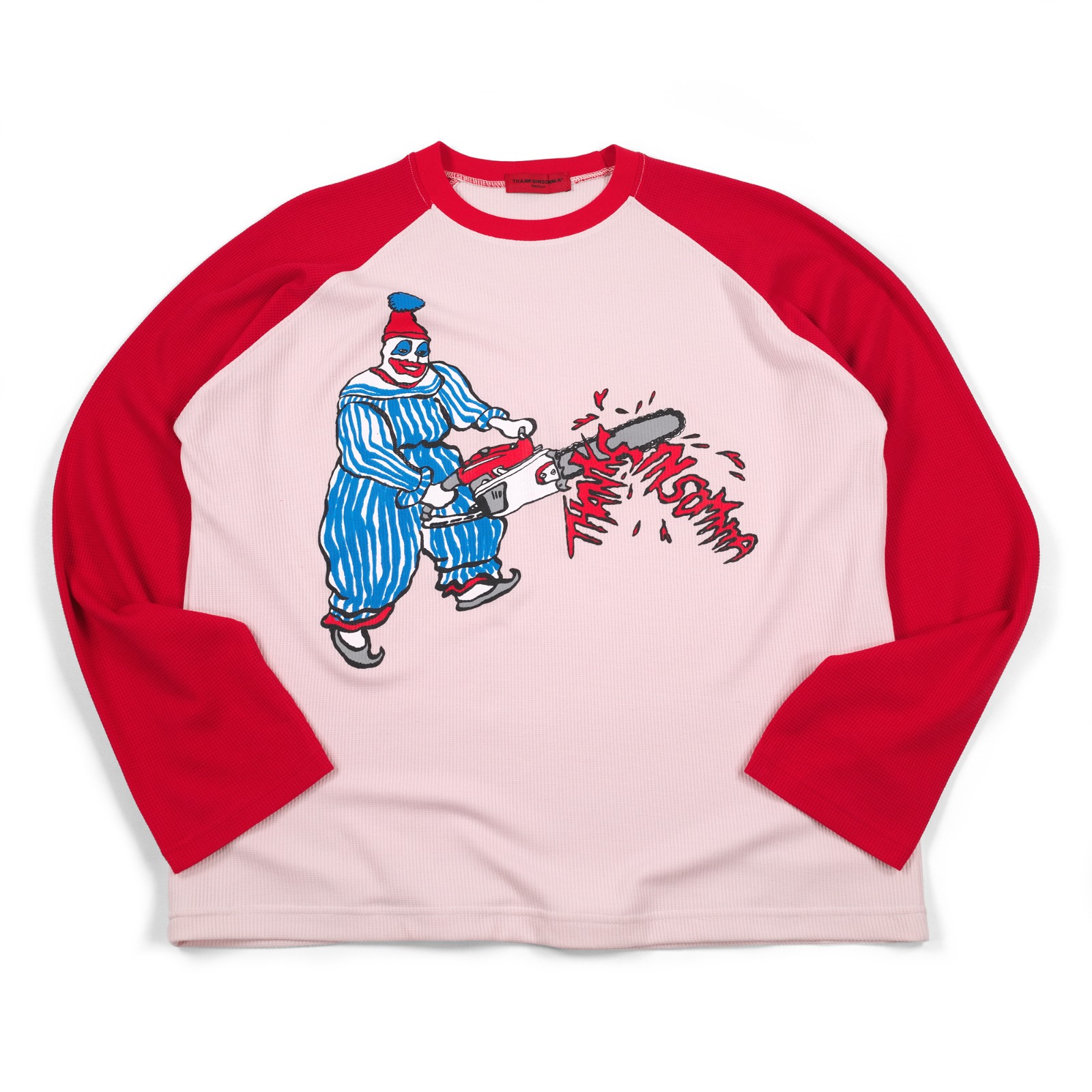 Raglan Longsleeve Latisha Red Pink Thanksinsomnia