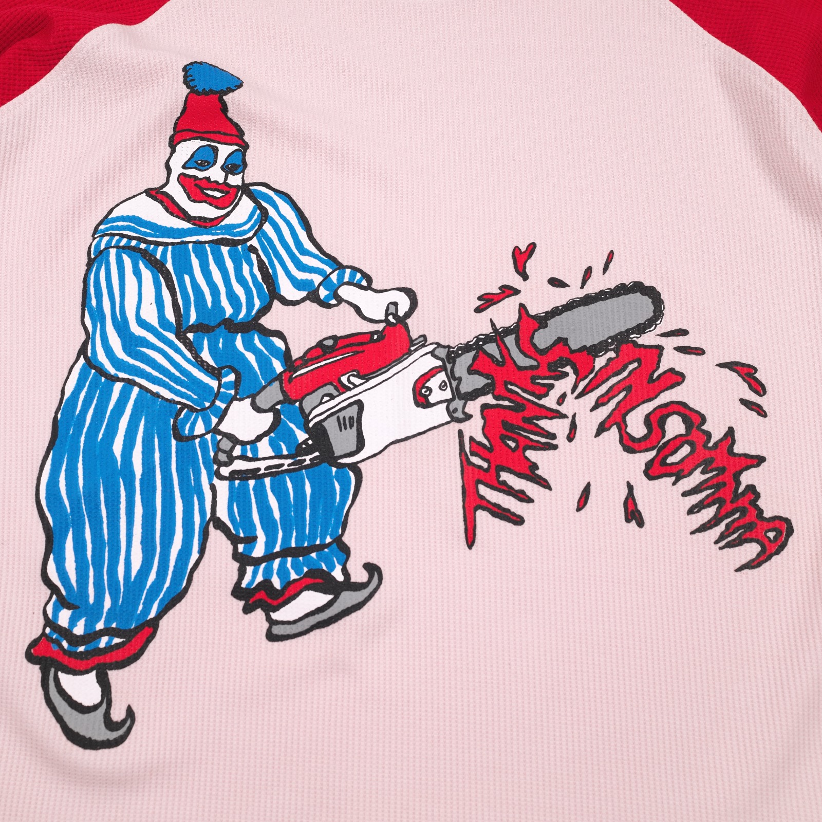 Raglan Longsleeve Latisha Red Pink Thanksinsomnia