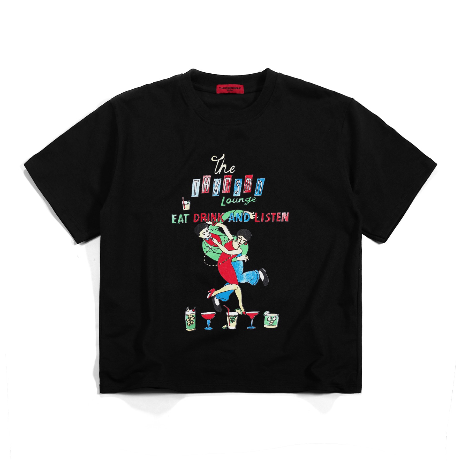 Tshirt Izzati Black Thanksinsomnia