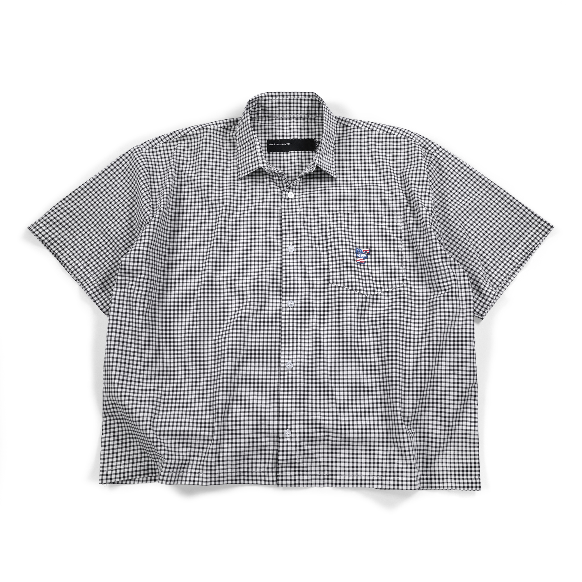 Oversized Shirt Kysona Black Plaid Thanksinsomnia