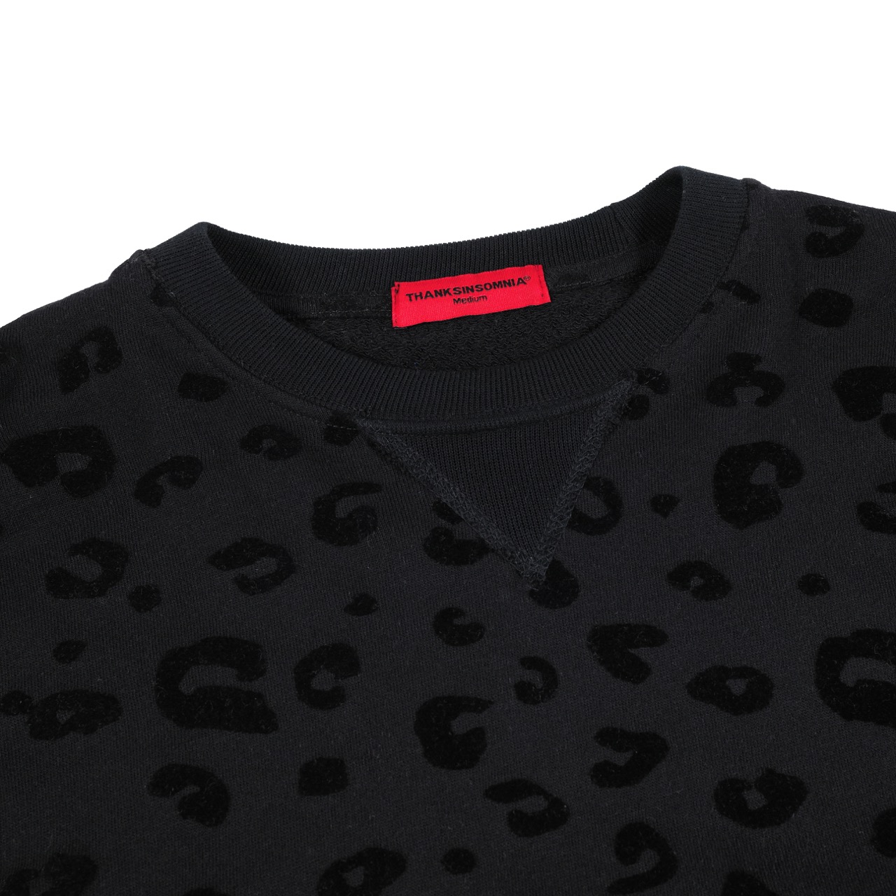 Crewneck Saffrona Black Leopard Thanksinsomnia