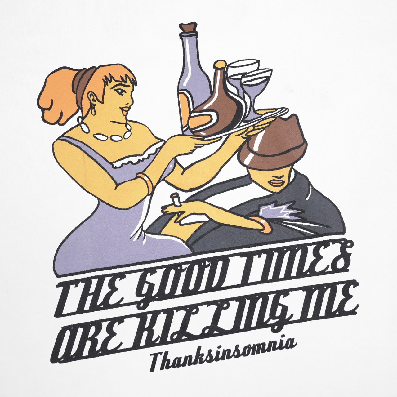 Tshirt Francheska White Thanksinsomnia