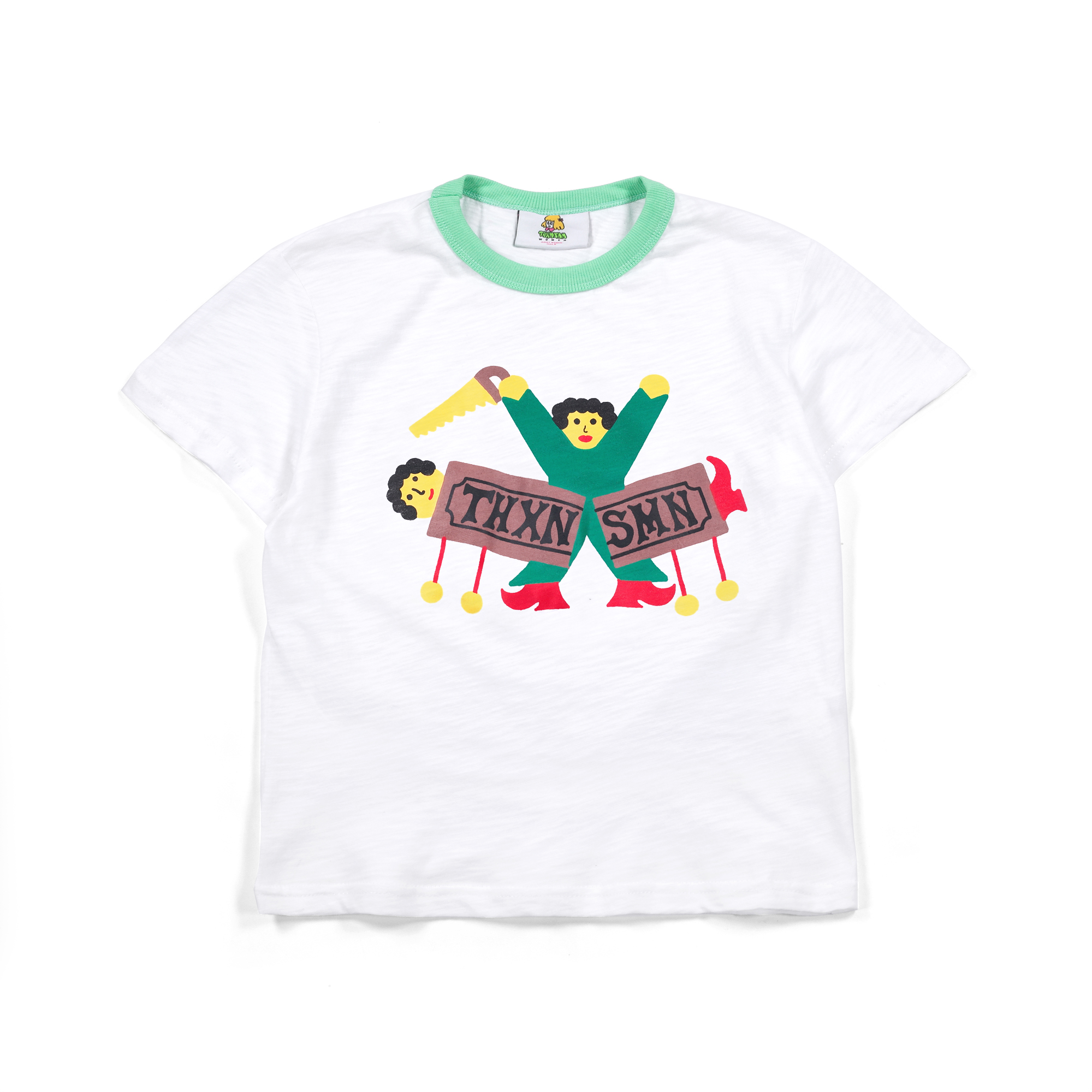 Baby Tee Gardella White Thanksinsomnia Girls