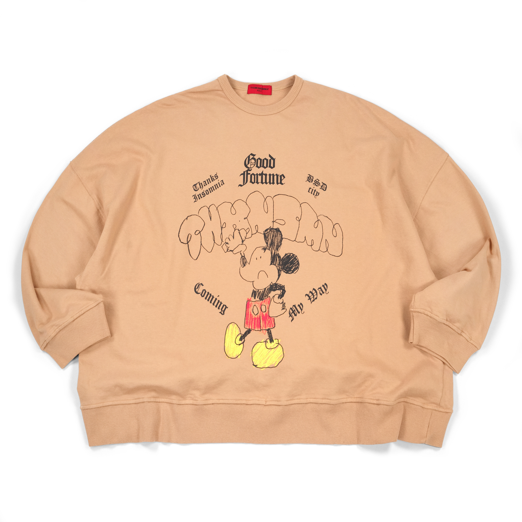 Sweatshirt Penycleo Beige Thanksinsomnia